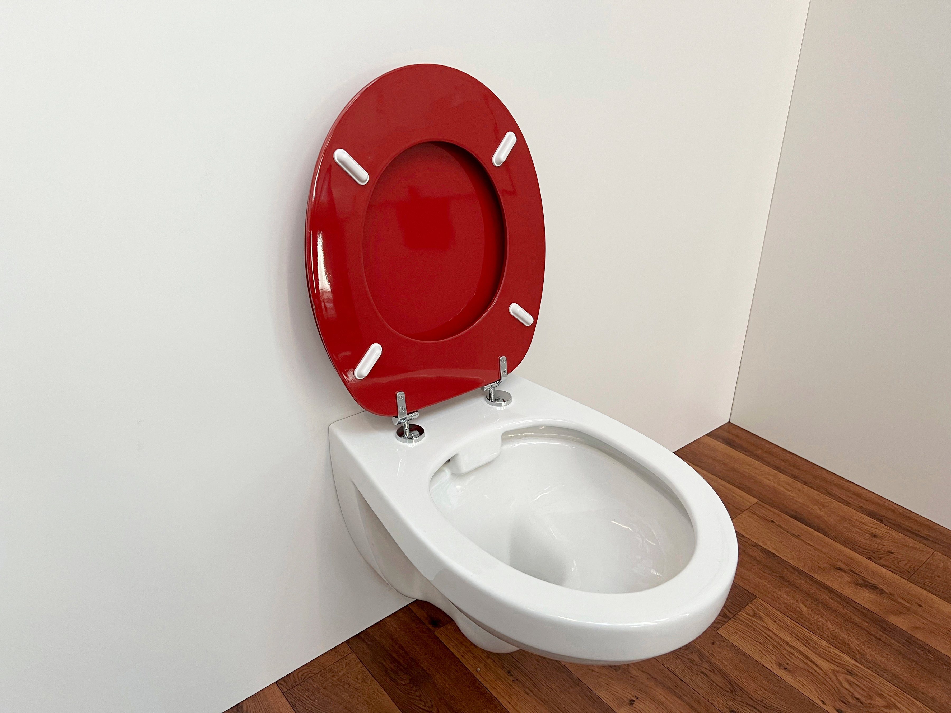 ADOB Toiletzitting uiterst stabiel, messing verchroomde scharnieren