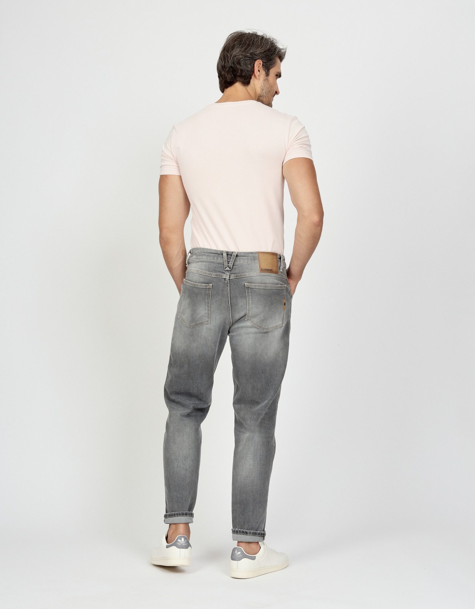 GANG Stretch jeans 94MARCO in relaxte 5-pocket stijl met dubbele riemlus