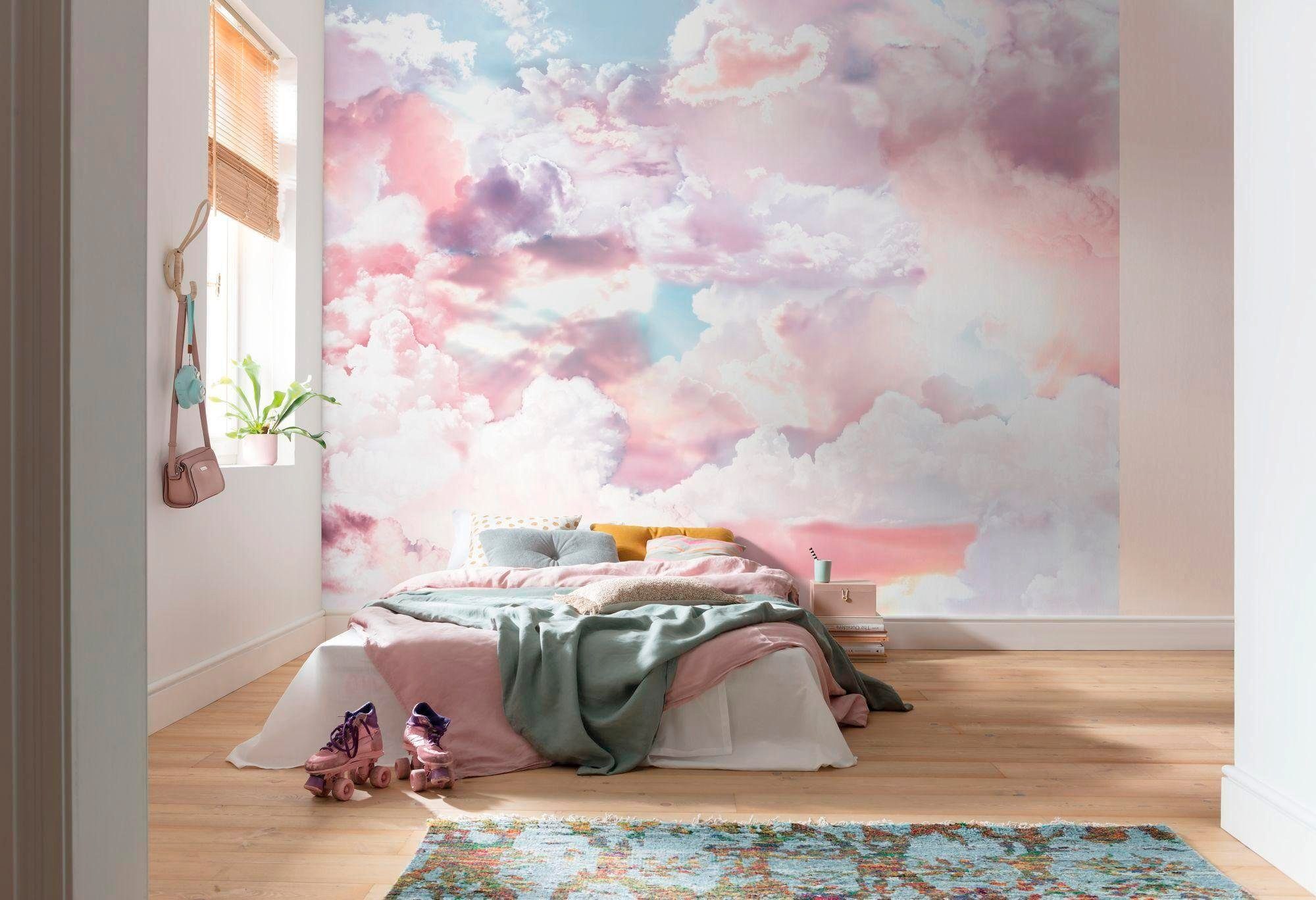 Komar Vliesbehang Digitale print vlies - Clouds - Afmeting 300 x 250 cm (1 stuk)