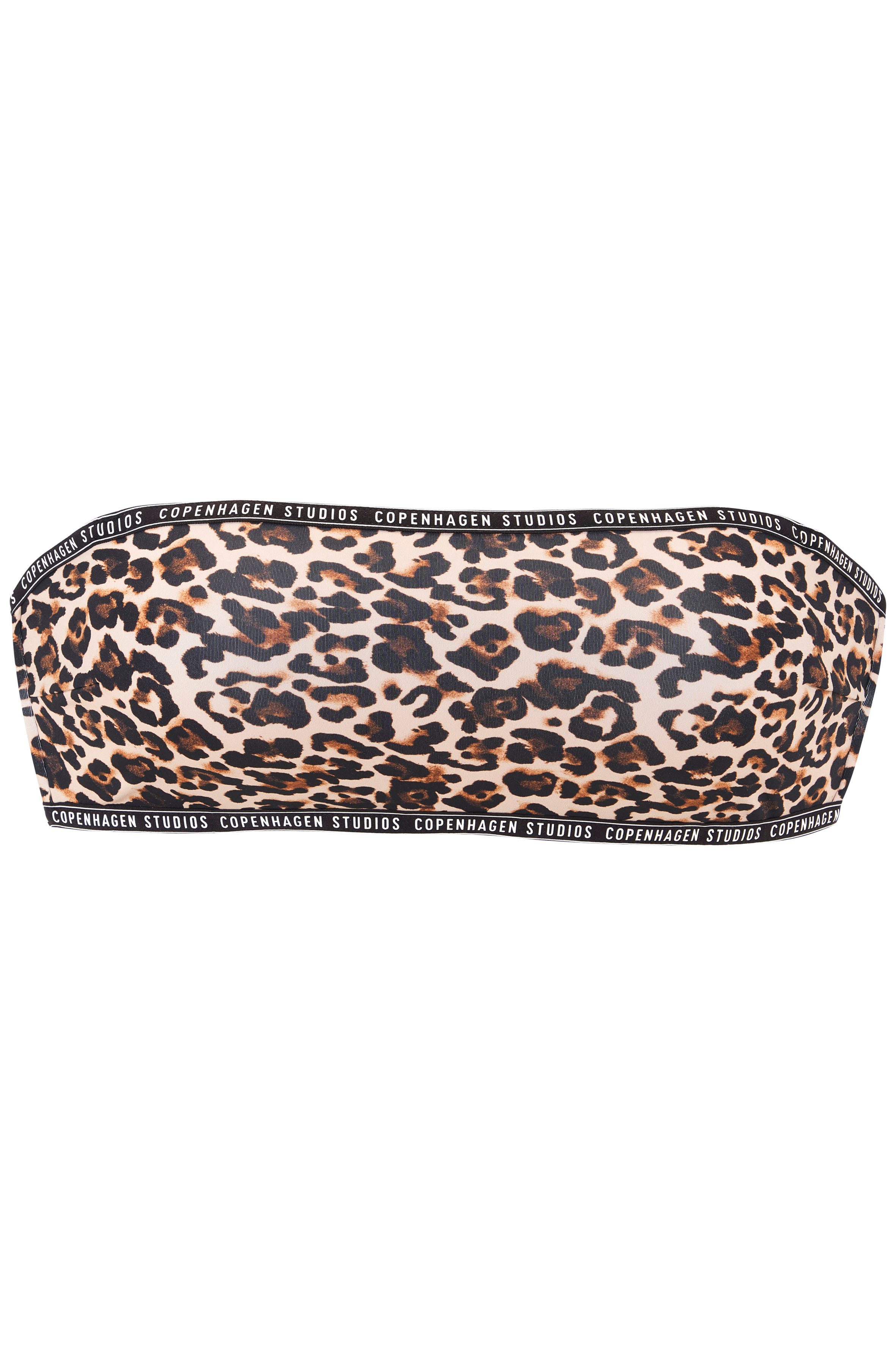 Copenhagen Studios Bandeau-bikinitop Leody Met trendy animal-print