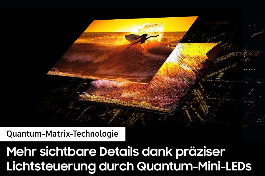 Samsung Led-TV GQ43QN90CAT, 108 cm / 43", 4K Ultra HD, Smart TV, Neo Quantum HDR, Neural Quantum Processor 4K, Gaming Hub