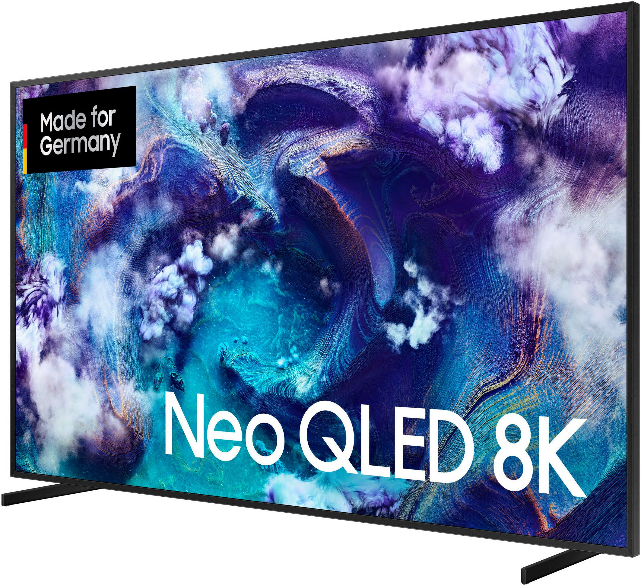 Samsung QLED-TV GQ65QN900FT QLED Mini LED-televisie, 8k ai upscaling pro & glare free, metalen frame ontwerp, art store