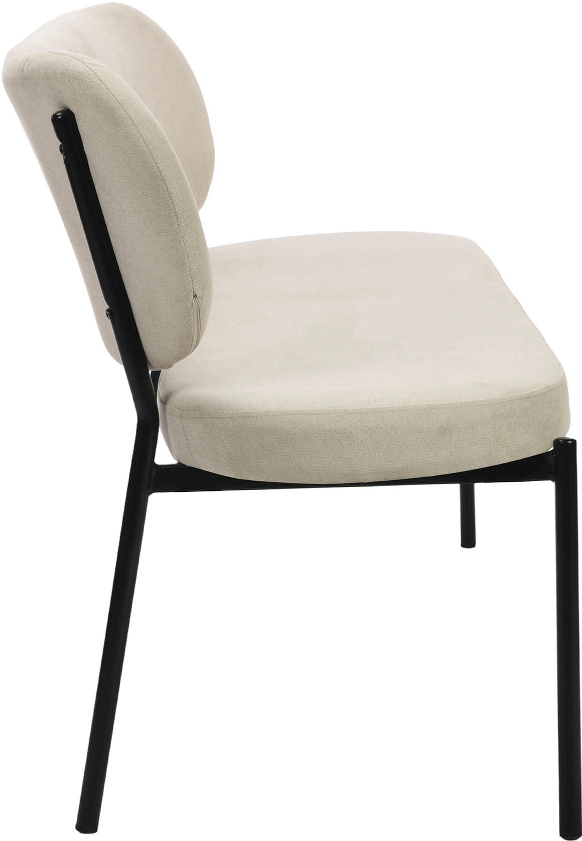 byLIVING Zitbank Jersey met geweven stof bekleding, met rugleuning, breedte 160 cm