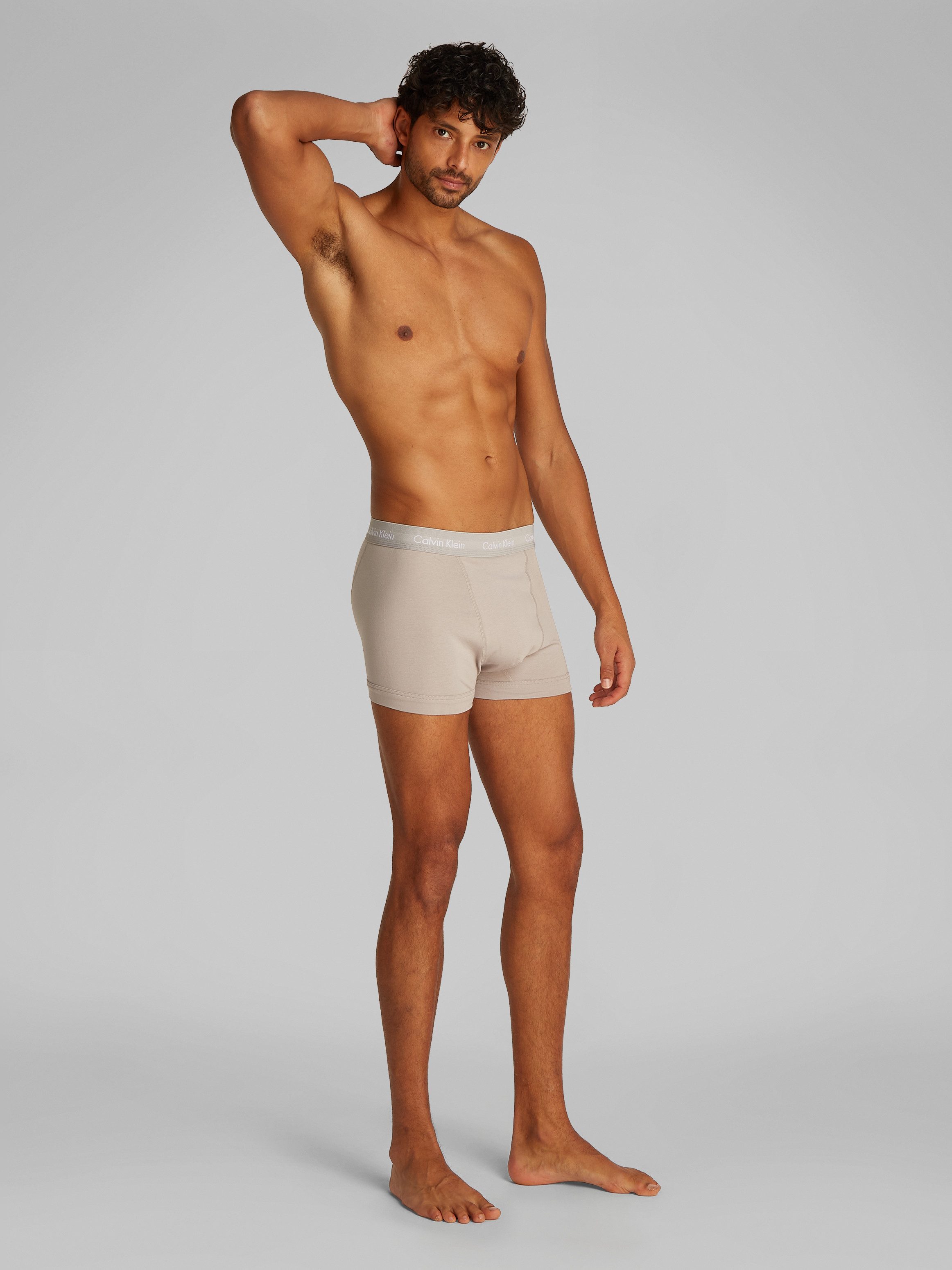 Calvin Klein Trunk 3PK met calvin klein logo-elastische tailleband (3 stuks) (3 stuks)