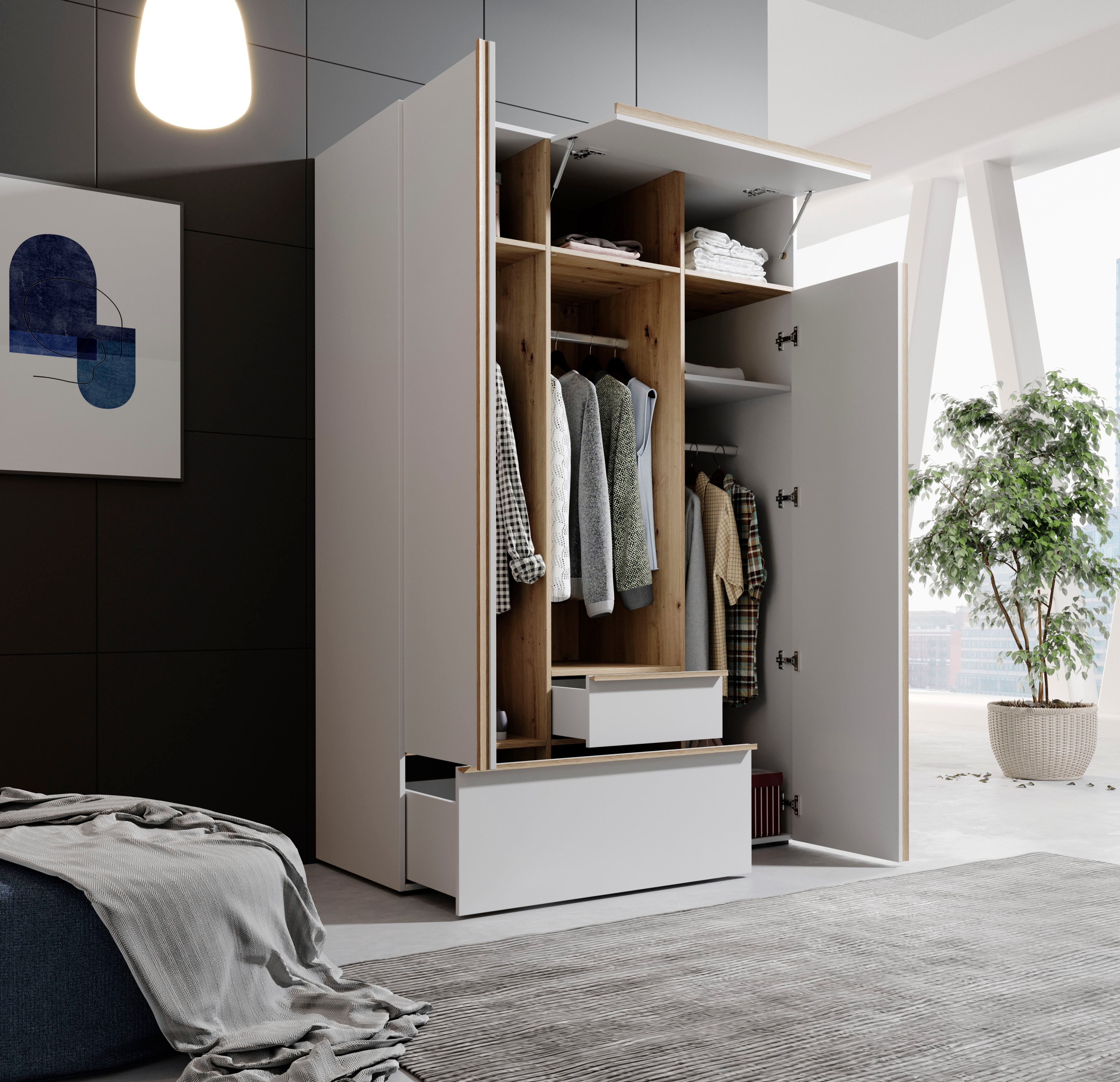 Schlafkontor Kledingkast Balve geschikt voor slaapkamers of gangen