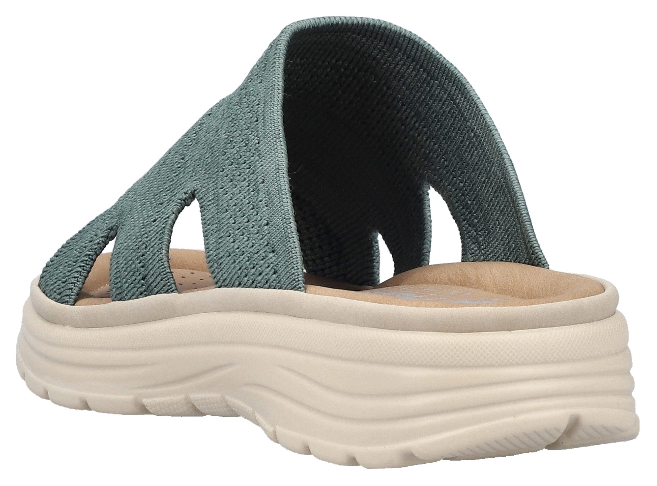 Rieker Slippers , zomerschoen, huisschoen, slippers, strandschoen met voetbed