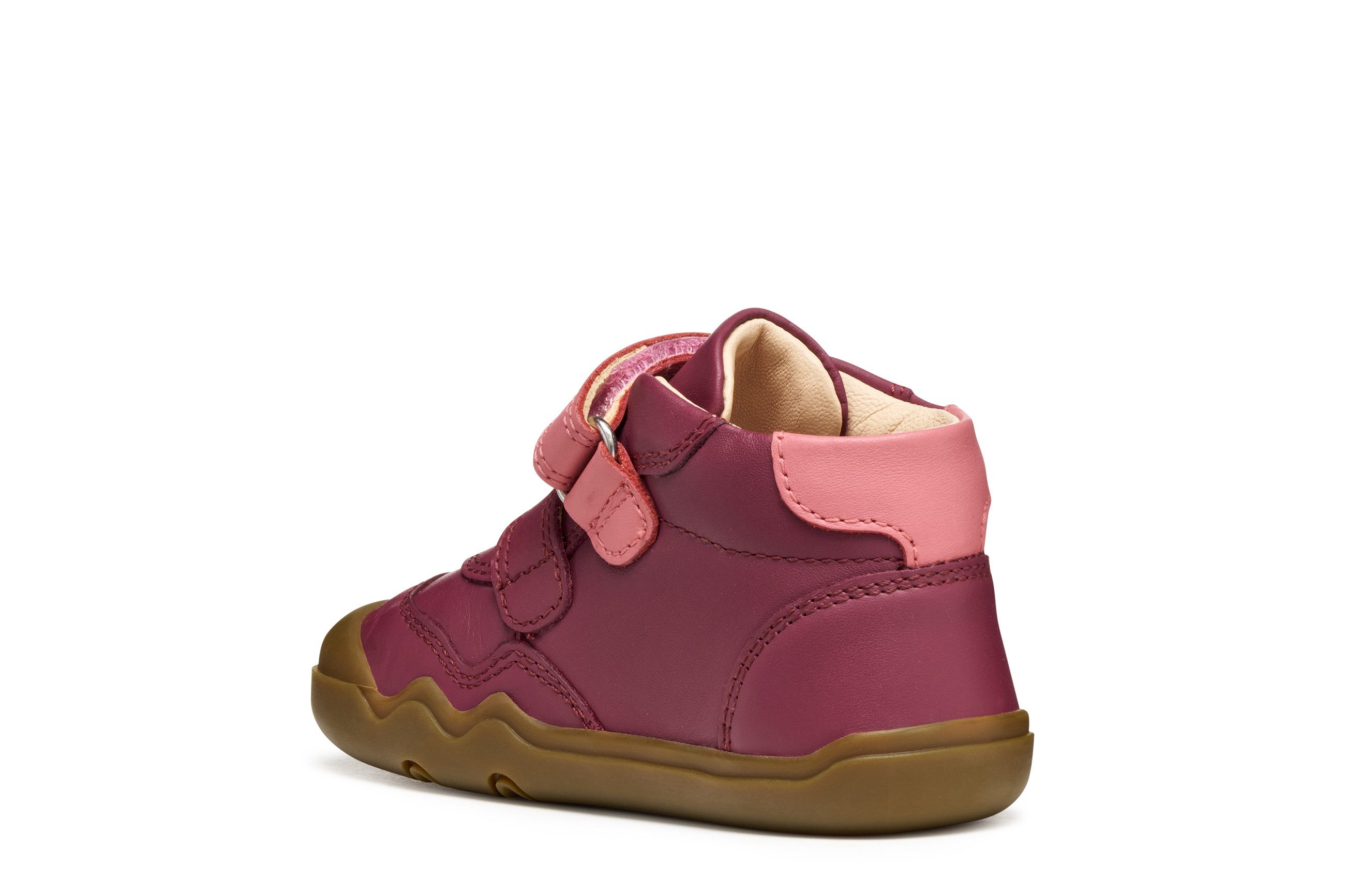 Geox Klittenbandboots B STEPPIEUP GIRL Blote voeten schoen met klittenbandsluiting, maat sjabloon te downloaden