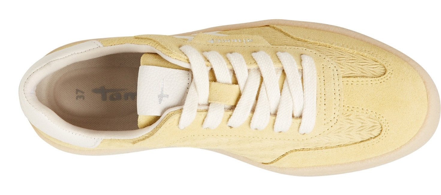 Tamaris Plateausneakers , vrijetijdsschoen, halfschoen, veterschoen met gepolsterde schacht