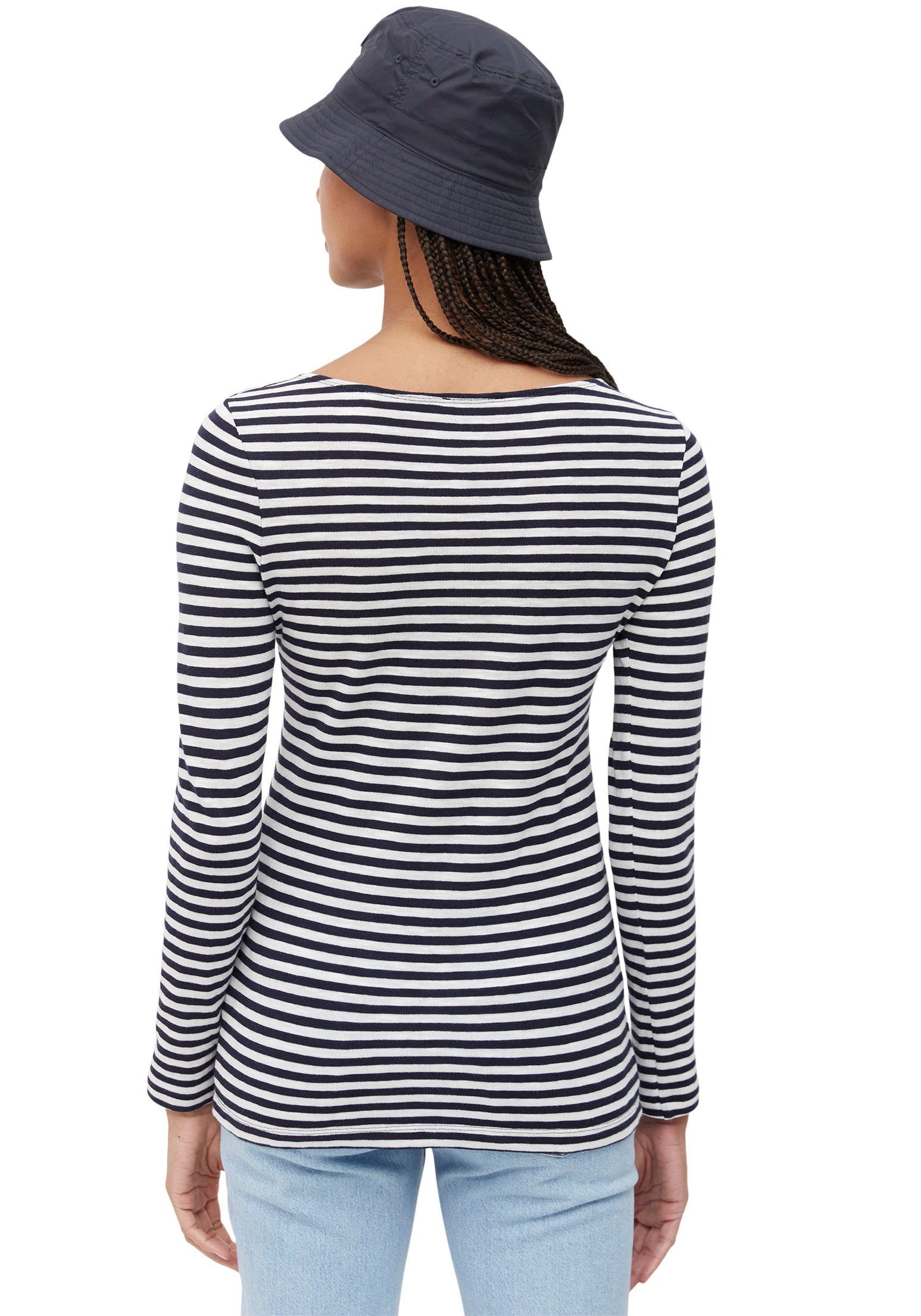 Marc O'Polo Shirt met lange mouwen met lichte boothals