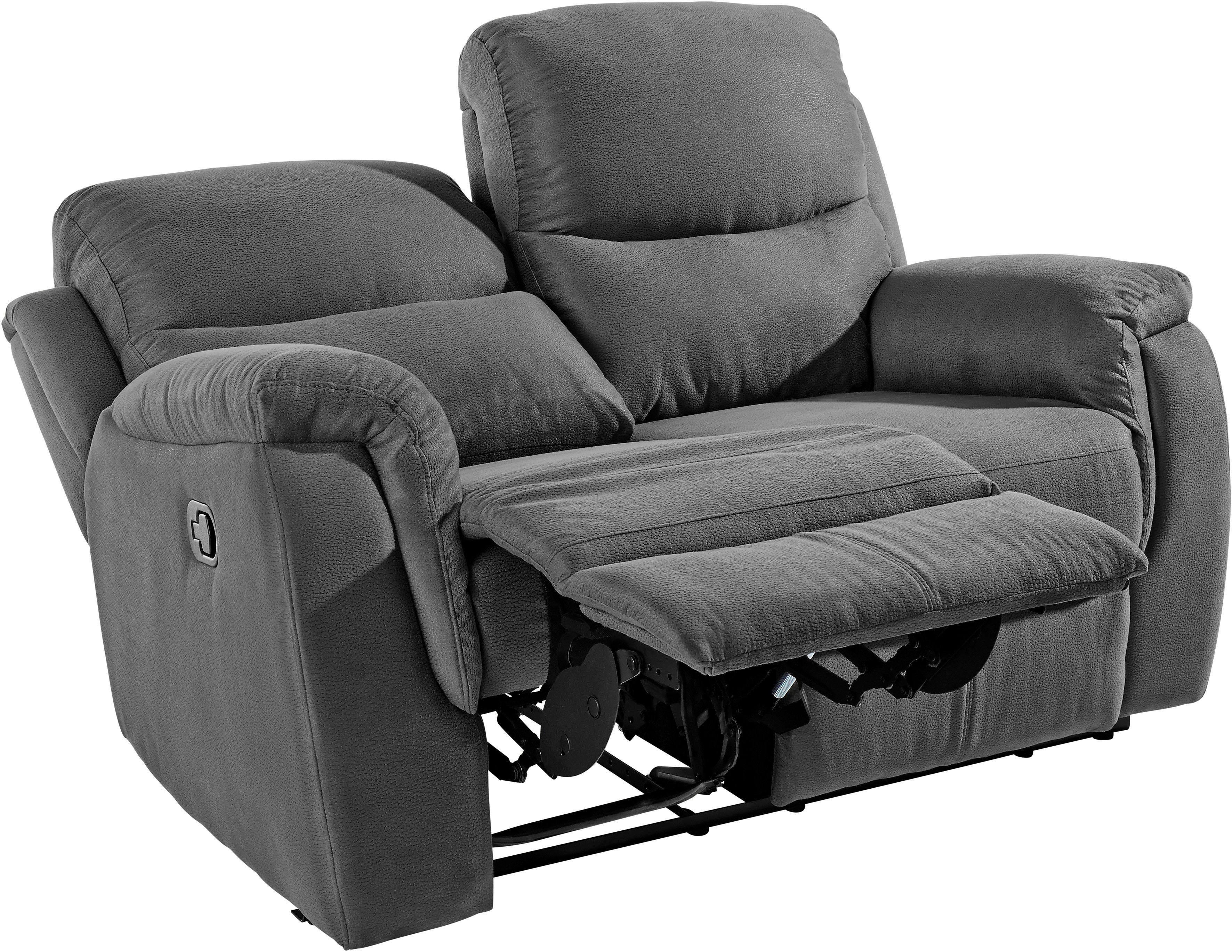 ATLANTIC home collection 2-zitsbank Diana met relaxfunctie en binnenvering, hoge belastbaarheid