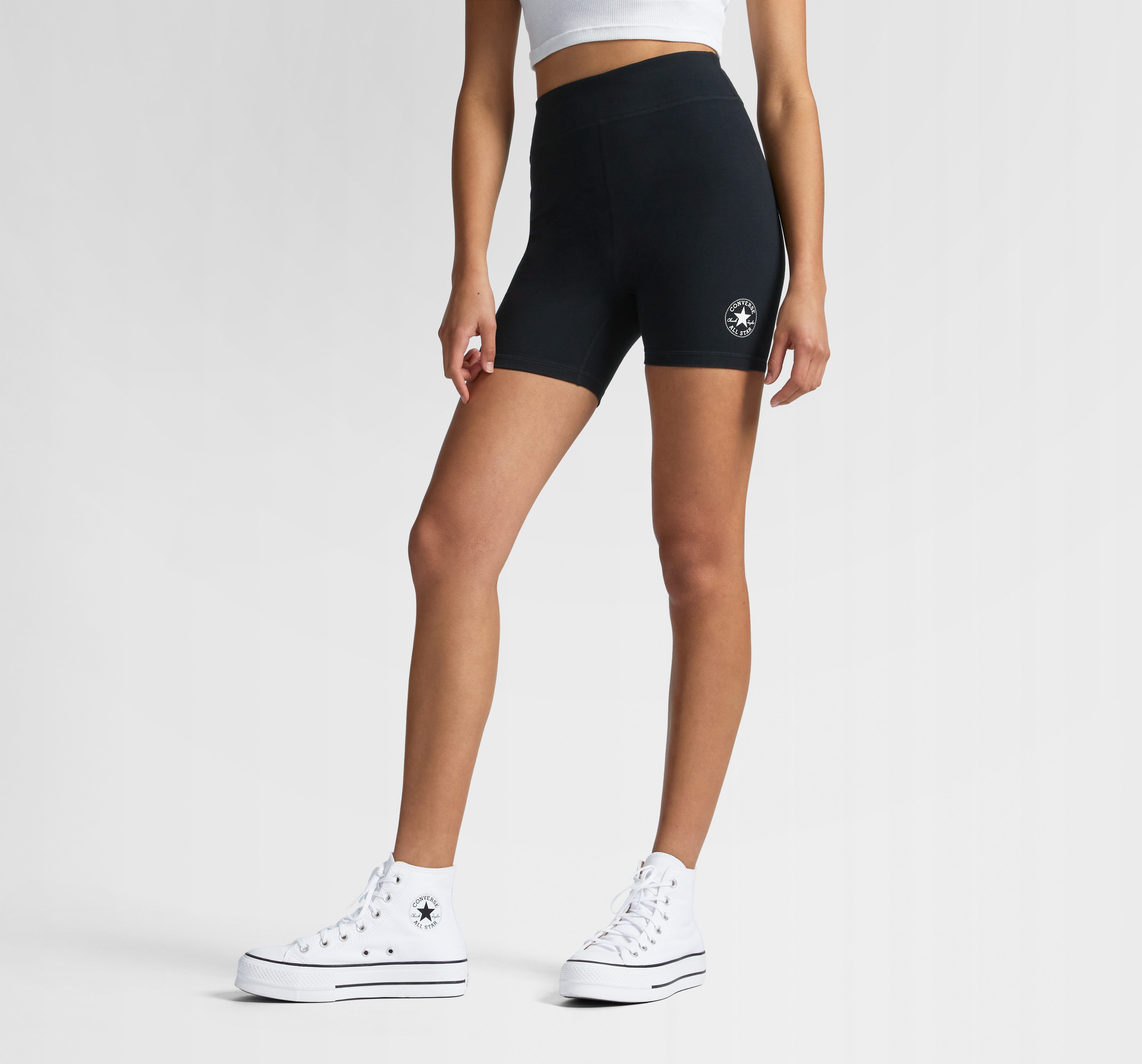 Converse Fietsbroekje WOMEN'S CONVERSE RETRO CHUCK TAYLOR dames fietsbroeken maat XL (42) zwart