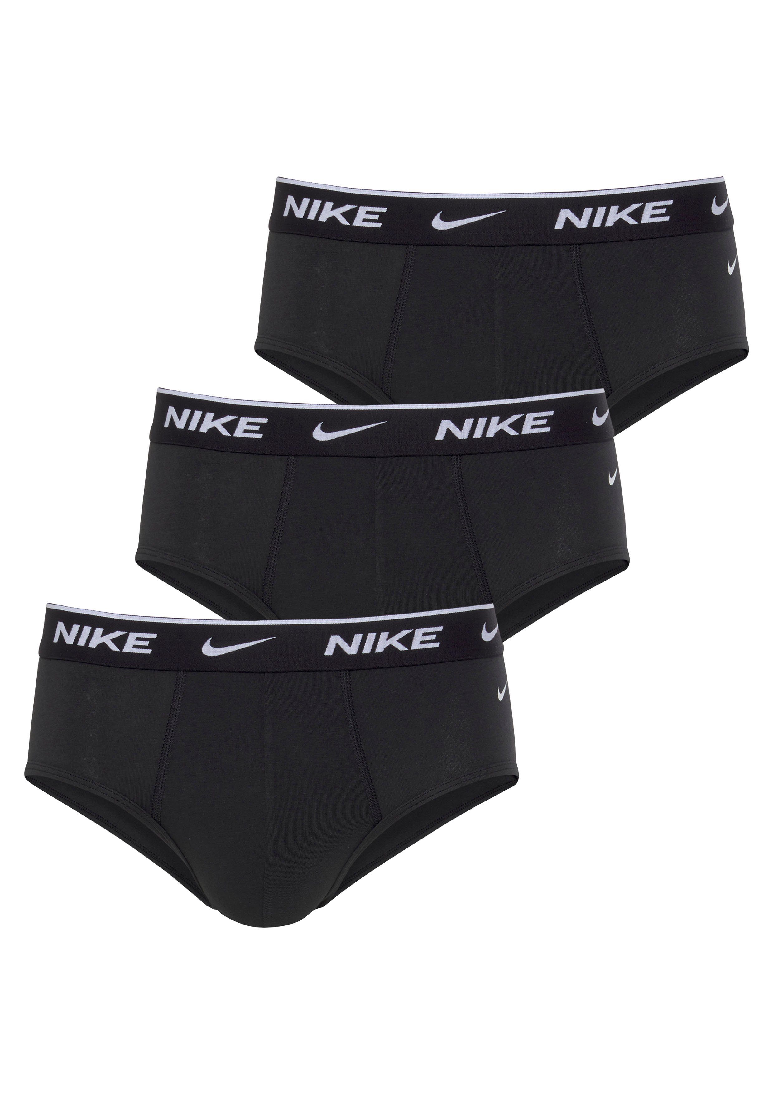 NIKE Underwear Slip BRIEF 3PK met elastische logo-band (3 stuks)