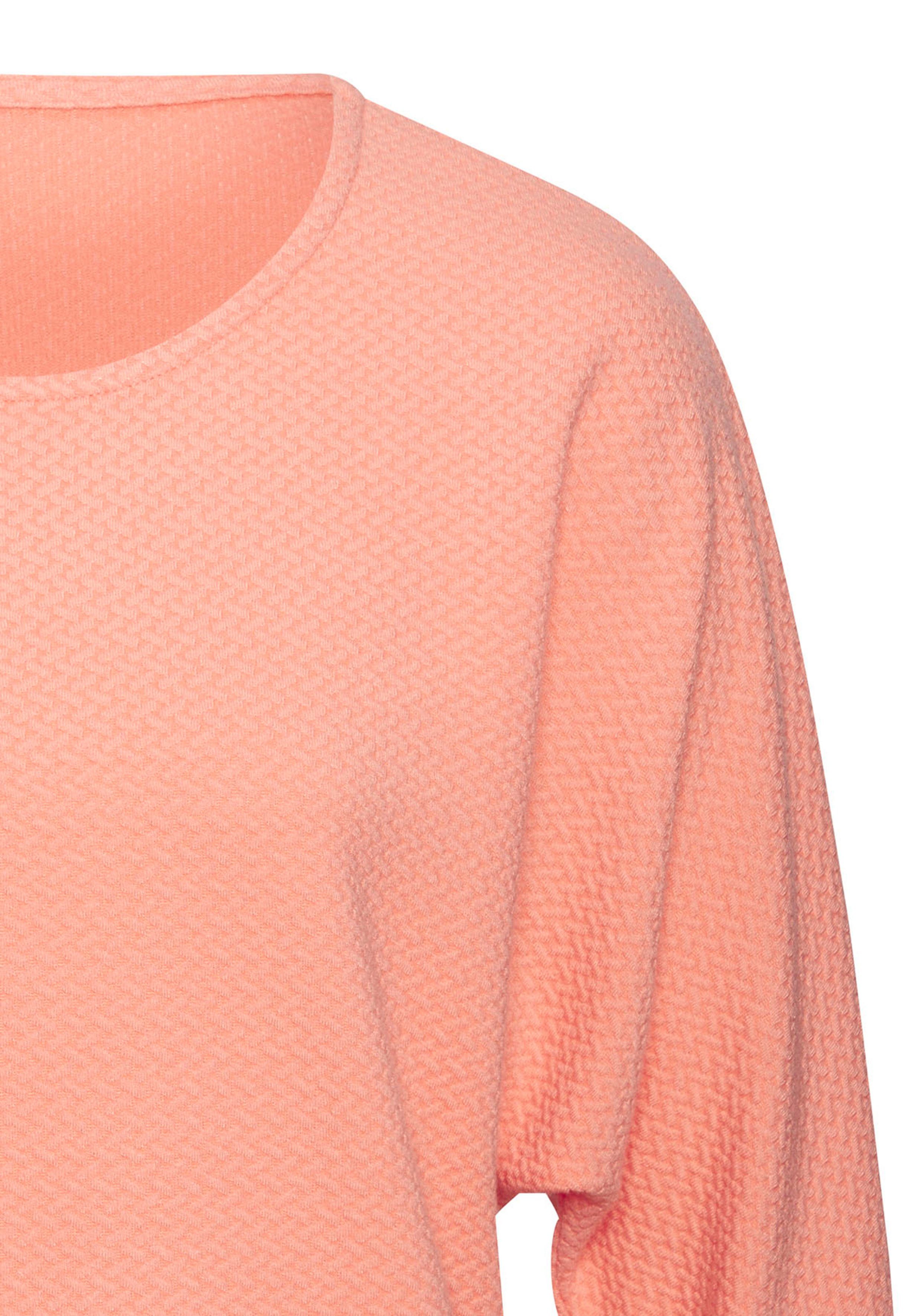 Vivance Shirt met lange mouwen Van kreukvrije structuurkwaliteit (1-delig)
