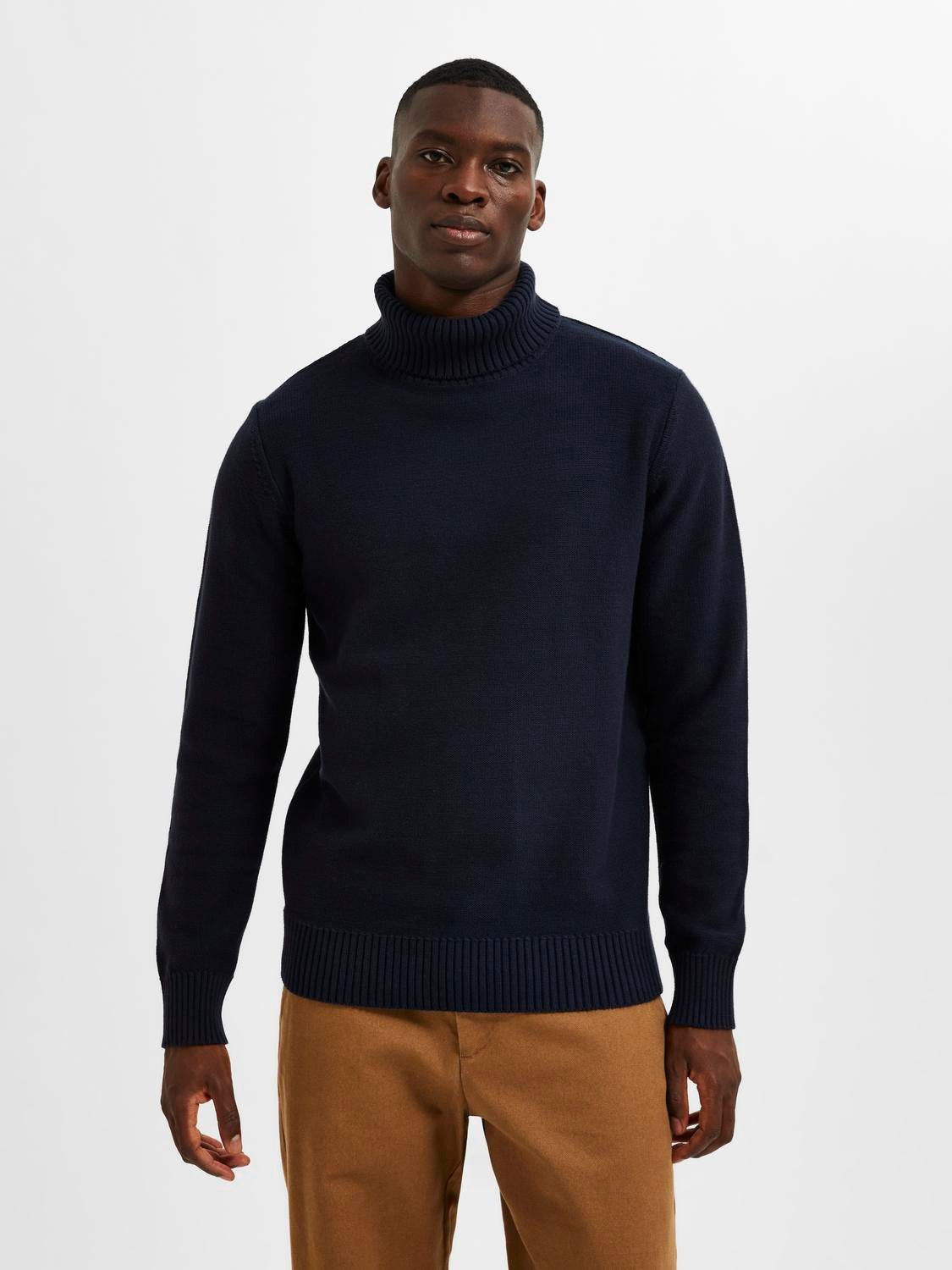 SELECTED HOMME Coltrui SLHAXEL LS KNIT ROLL NECK NOOS