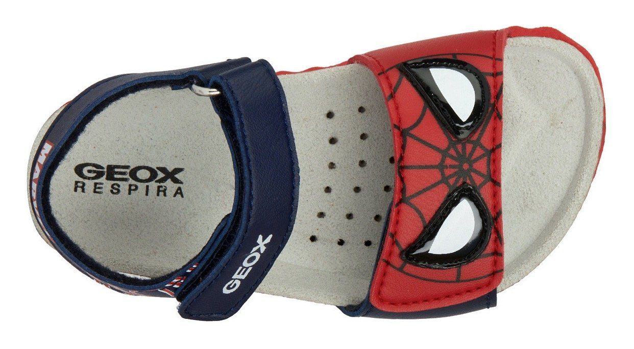 Geox Sandalen B SANDAL CHALKI BOY met spiderman-motief