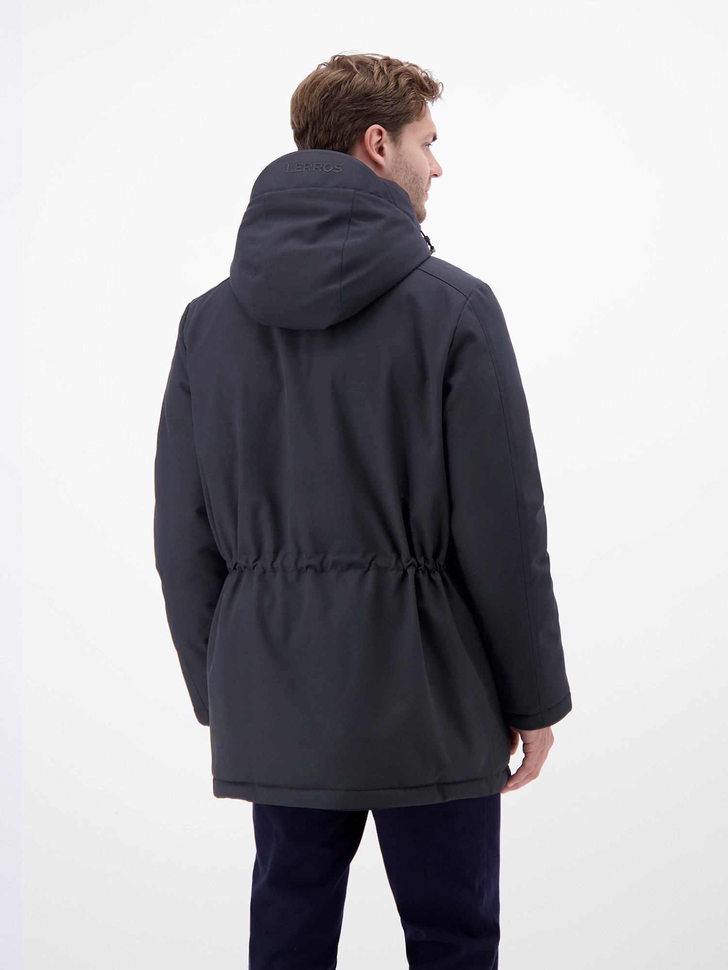 Lerros Parka LERROS Heren-Parka in Twillstructuur