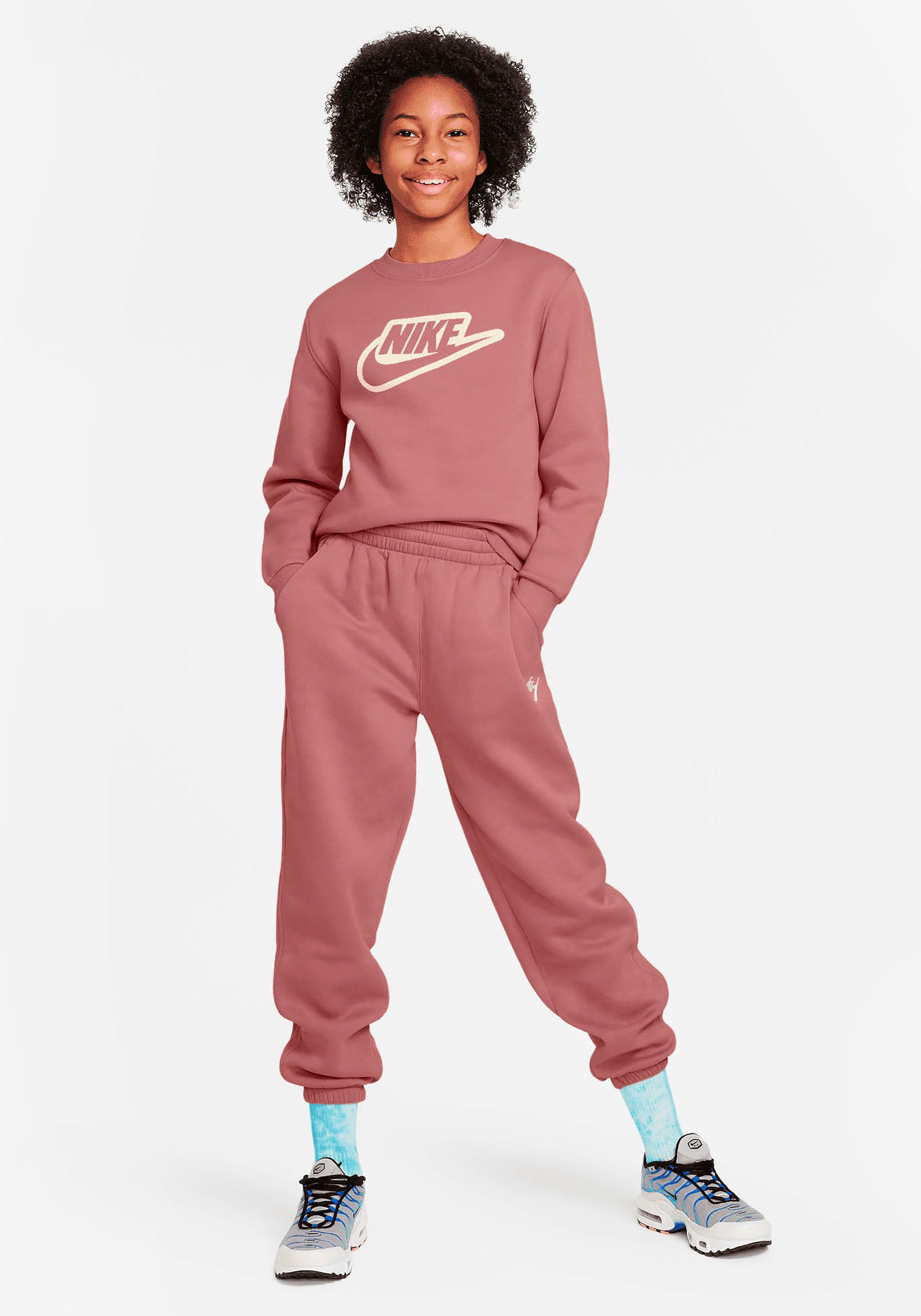 Nike Sportswear Sweatshirt K NSW CLUB+ CREW CREATE - voor kinderen