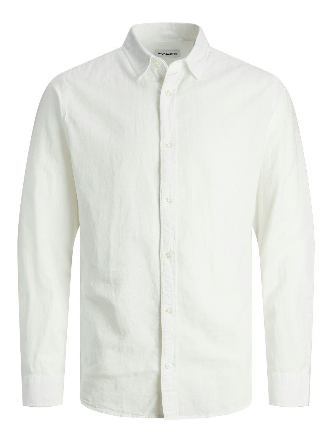 Jack & Jones Junior Overhemd met lange mouwen JJELINEN BLEND SHIRT LS SN JNR