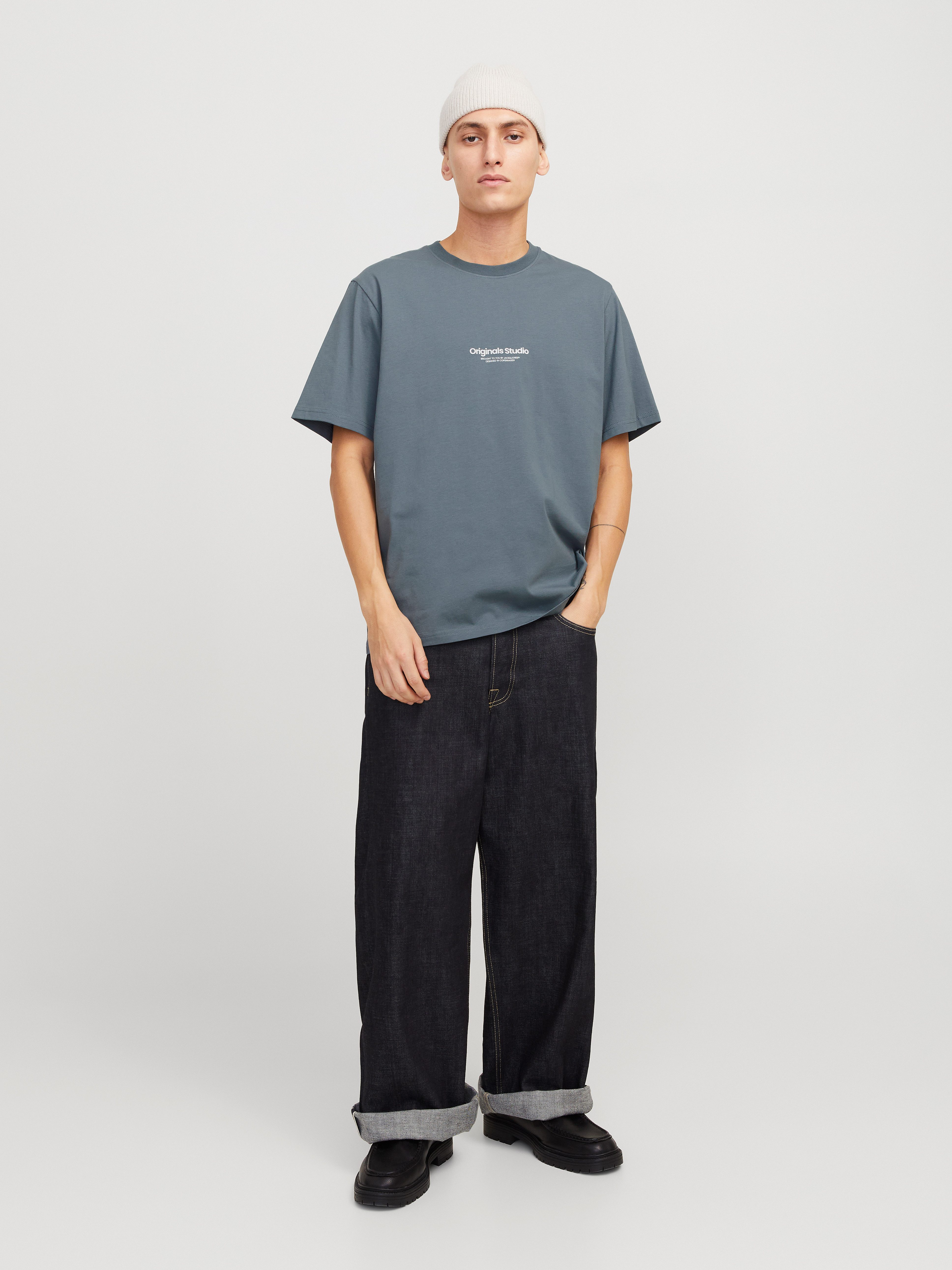 Jack & Jones Shirt met ronde hals JORVESTERBRO TEE SS CREW NECK NOOS
