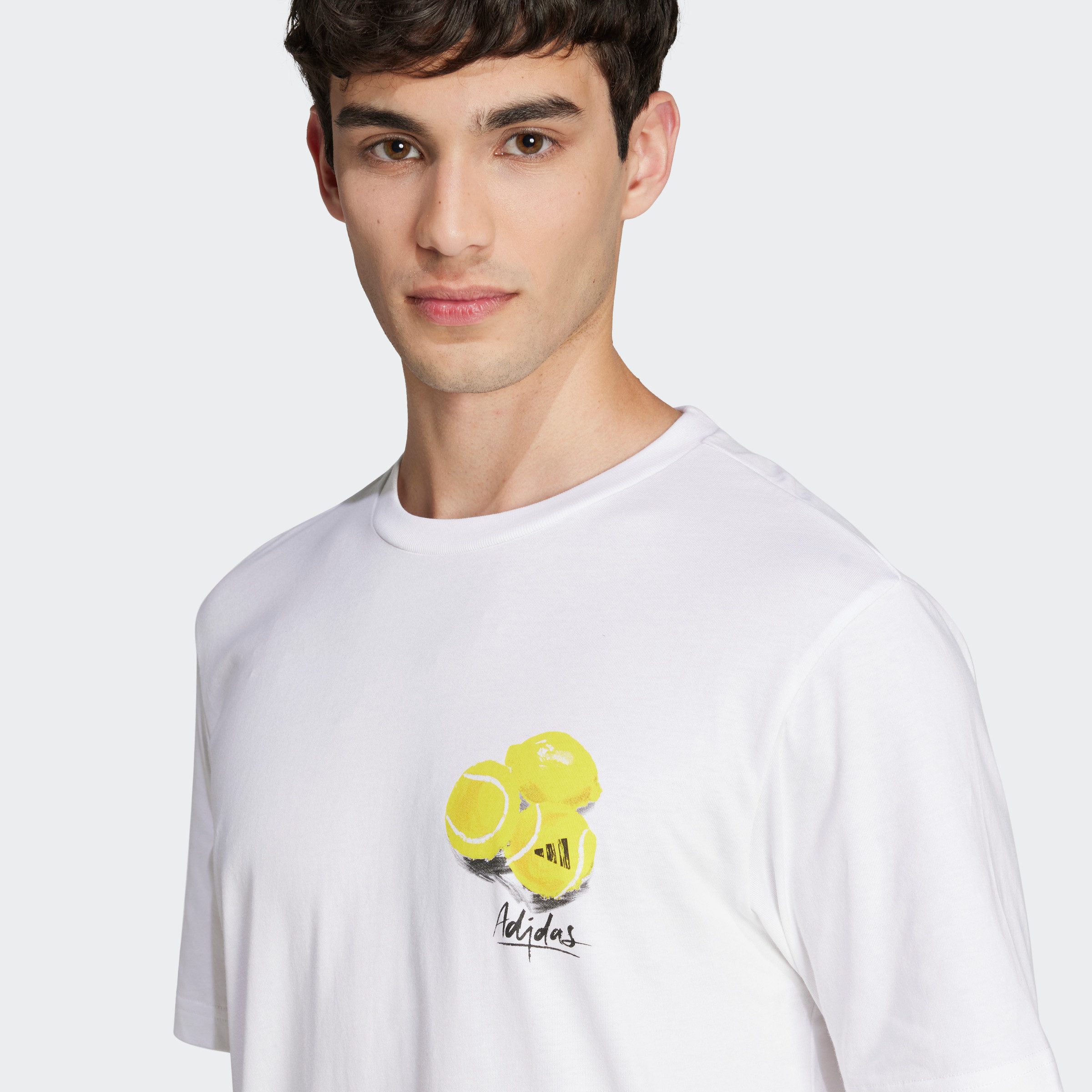 adidas Sportswear T-shirt M L SL LEMON T