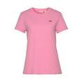 levi's t-shirt perfect tee met klein logoborduursel roze