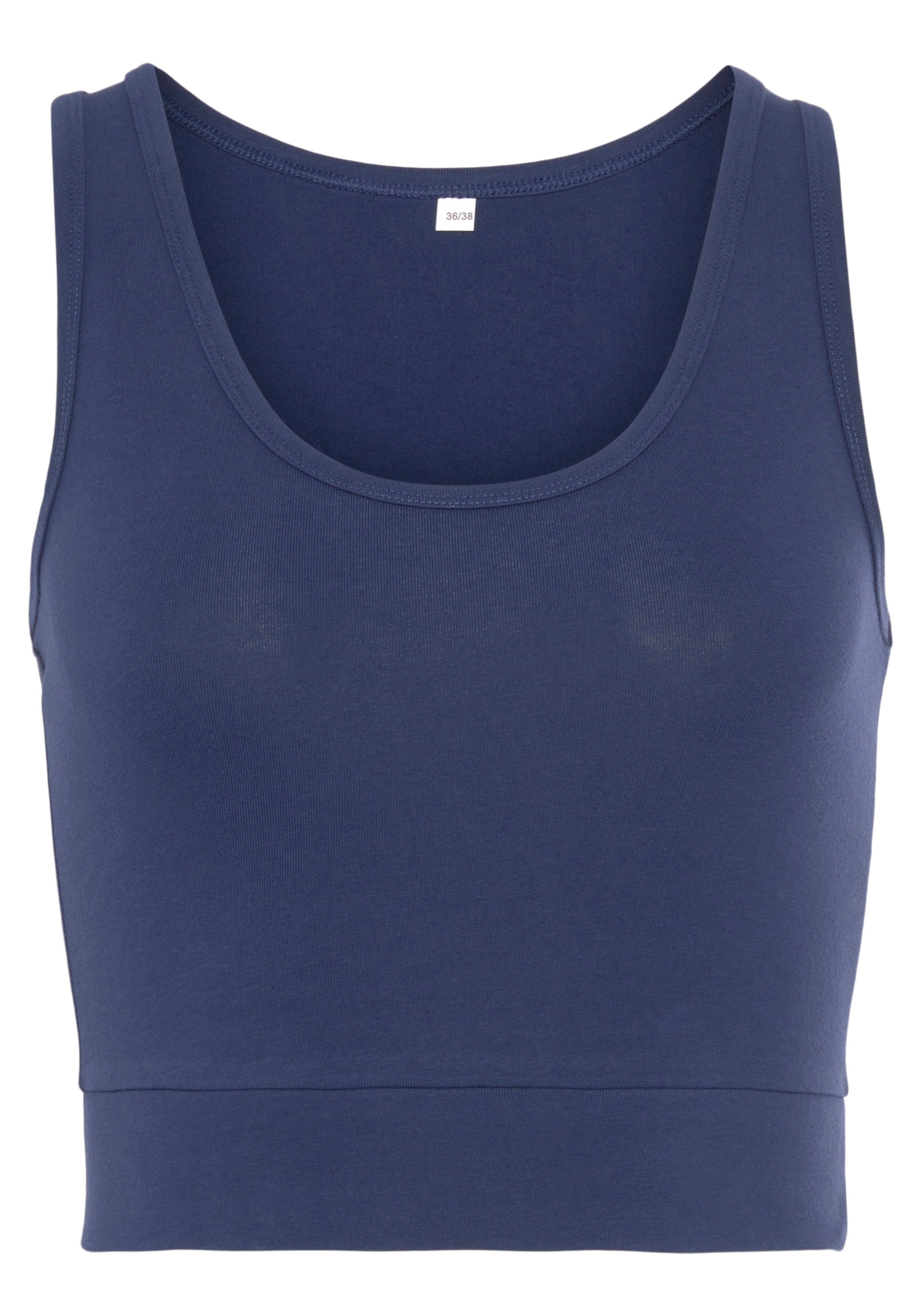 active by Lascana Sporttop Crop-top met brede bandjes