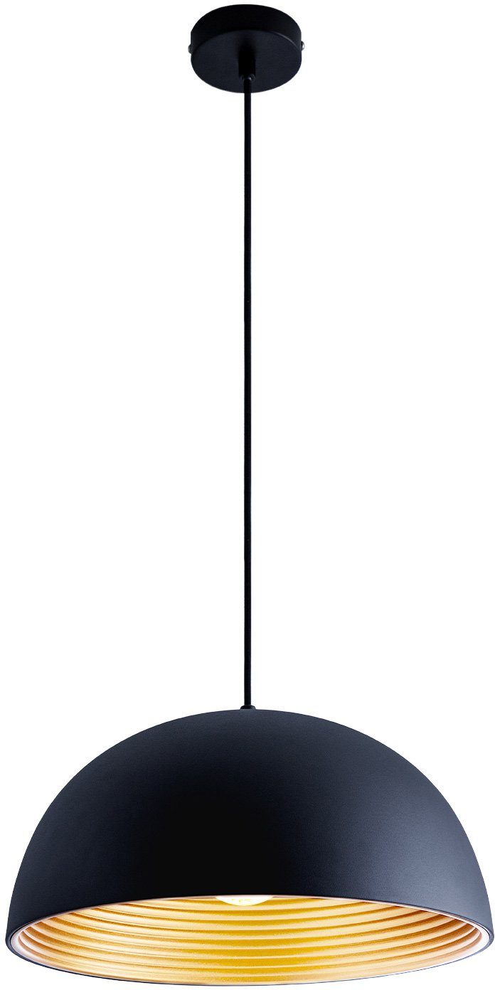 Paco Home Hanglamp SAWYER Hanglamp eetkamer keukenlamp hangend 1,5m textielen kabel Ø 40,5 cm