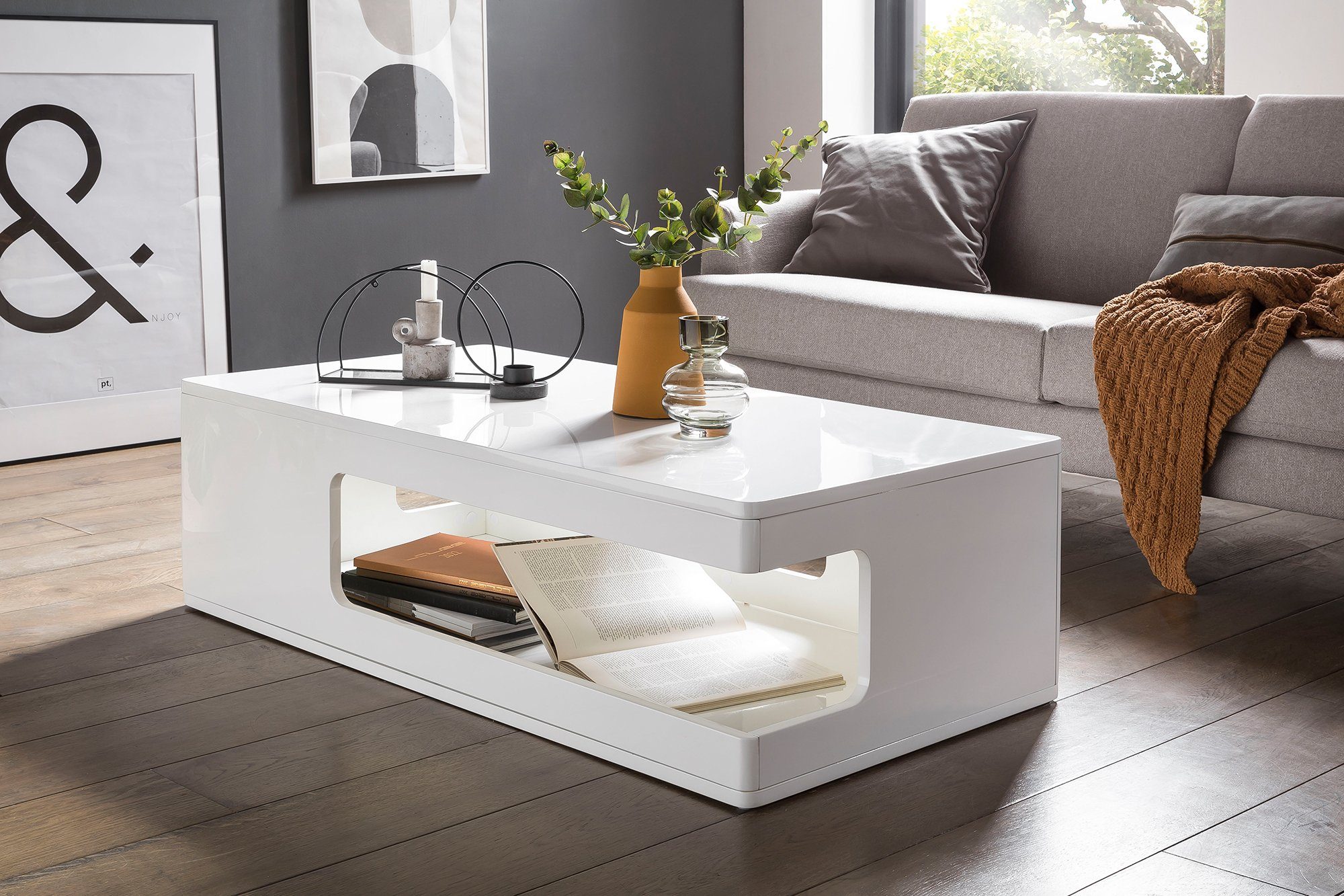 SalesFever Salontafel Opzij uitsparingen