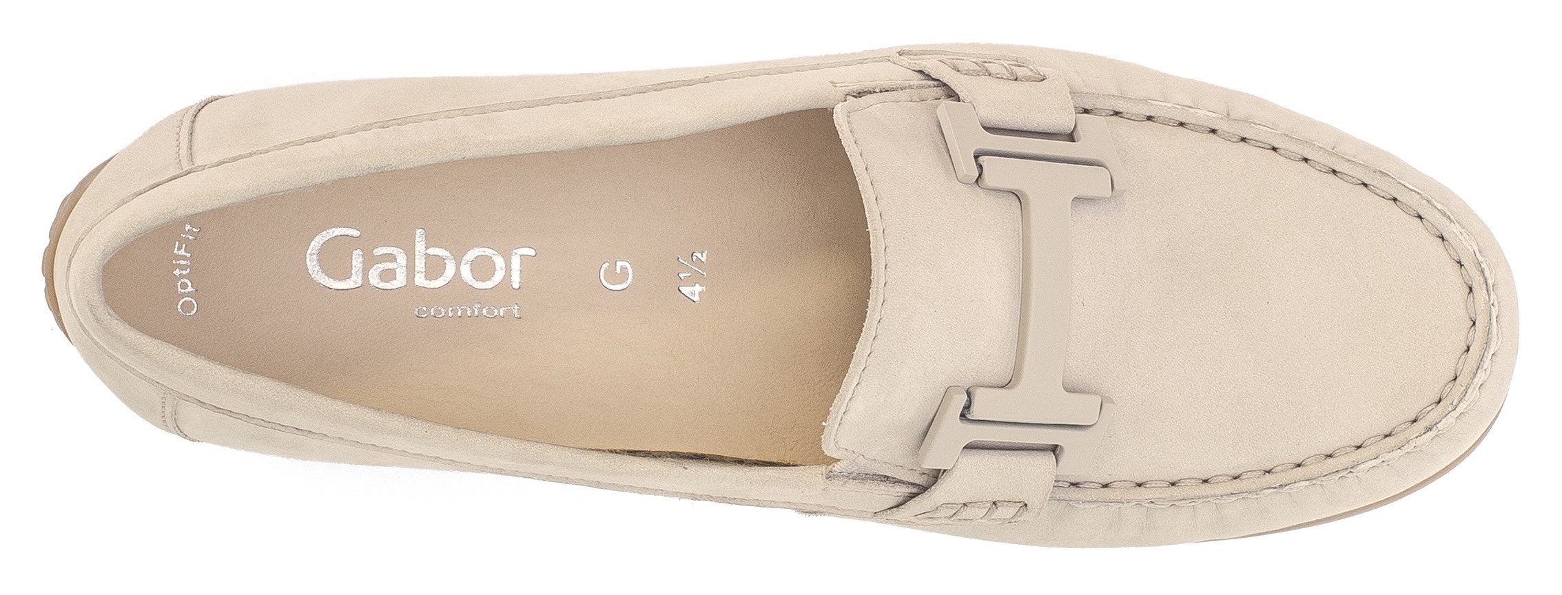 Gabor Mocassins Florence , comfortabele schoen, comfortabele schoen, slipper in breedte g (=breed)