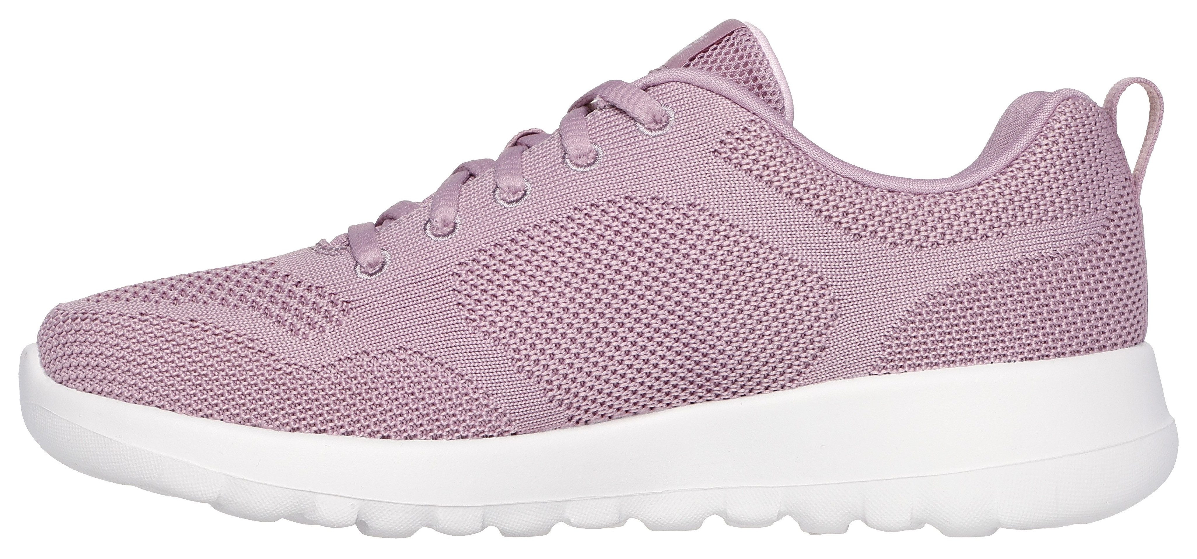 Skechers Sneakers GO WALK JOY-VIOLET , trainingsschoen, veterschoen met goga mat technologie