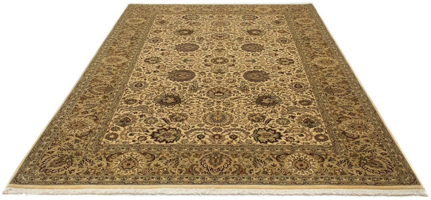 morgenland wollen kleed kerman vloerkleed met de hand geknoopt beige beige