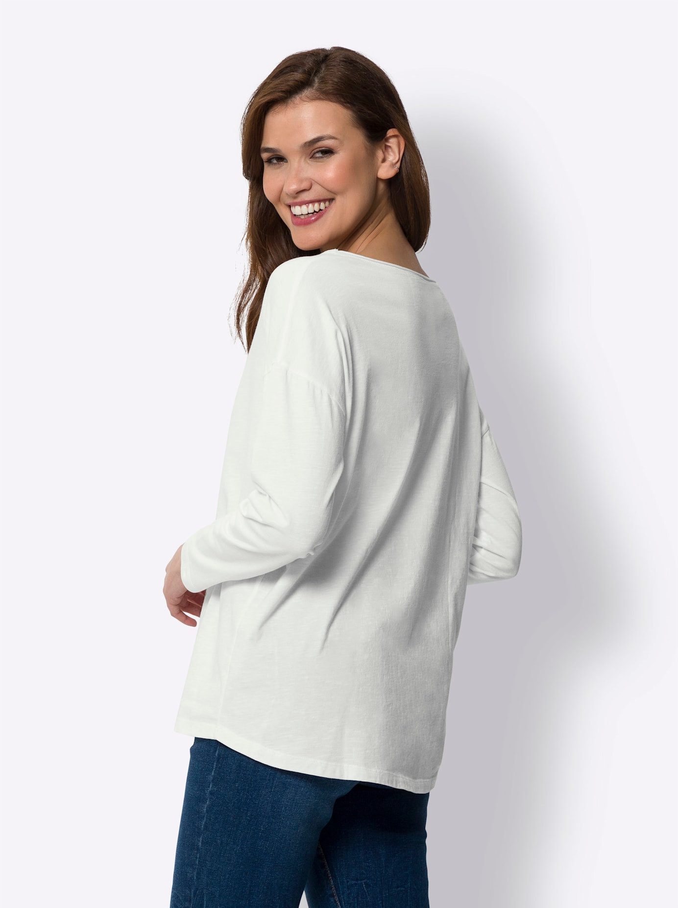 heine Shirt met lange mouwen Shirt (1-delig)