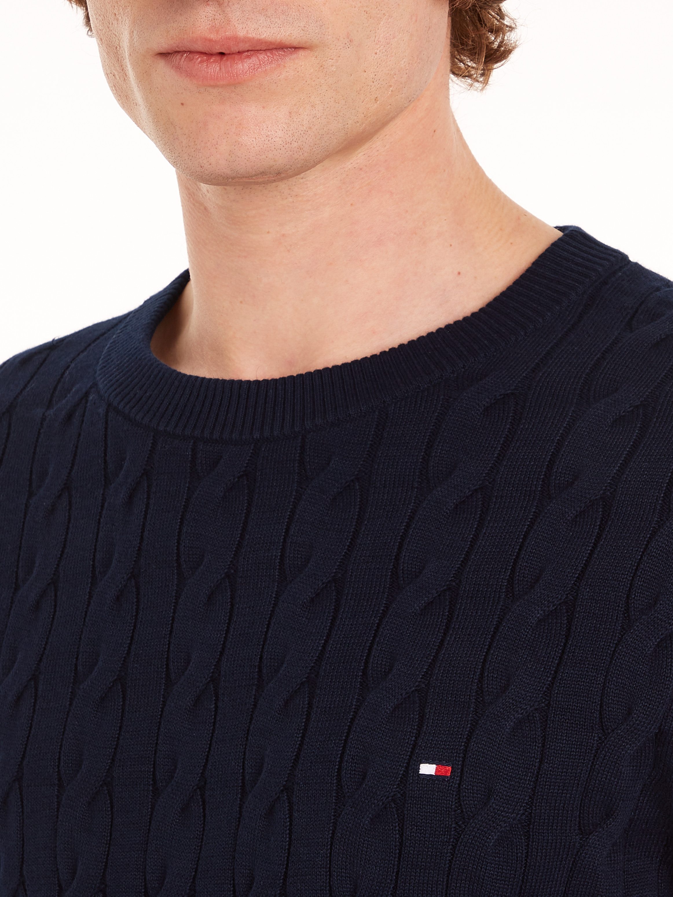 Tommy Hilfiger Gebreide trui CLASSIC CABLE CREW NECK