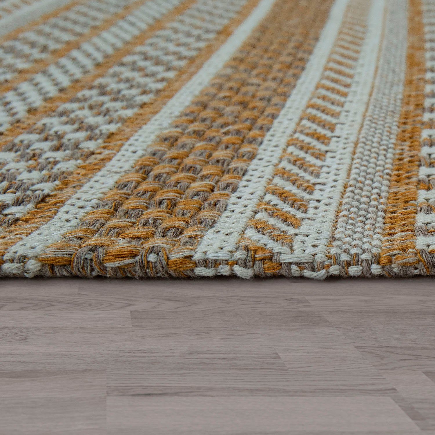 Paco Home Vloerkleed Varadero 464 Platweefsel, 3D-design, woonkamer
