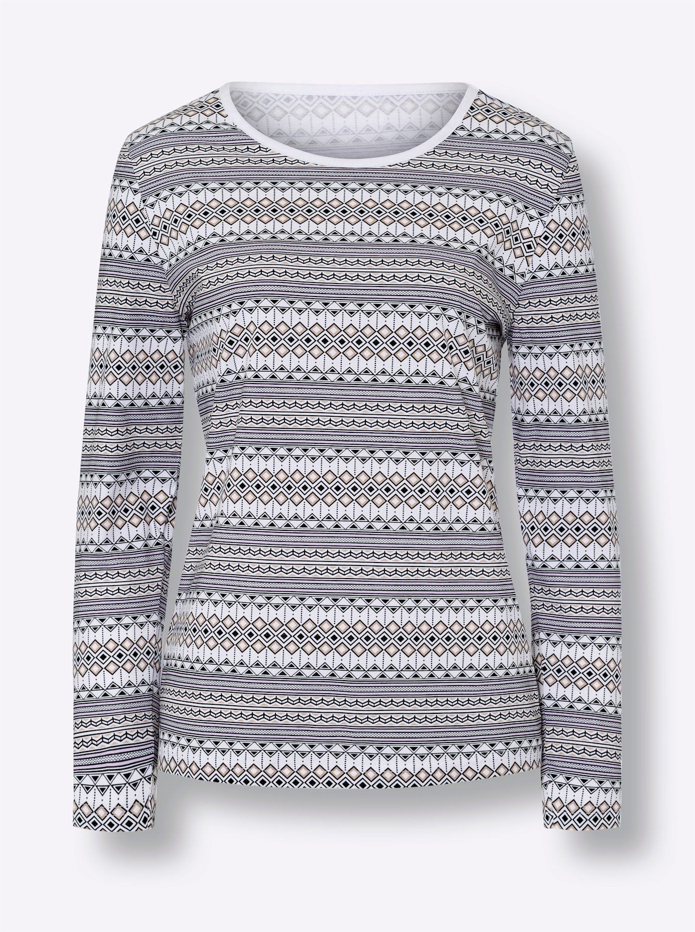 Classic Basics Shirt met ronde hals Shirt met lange mouwen (1-delig)