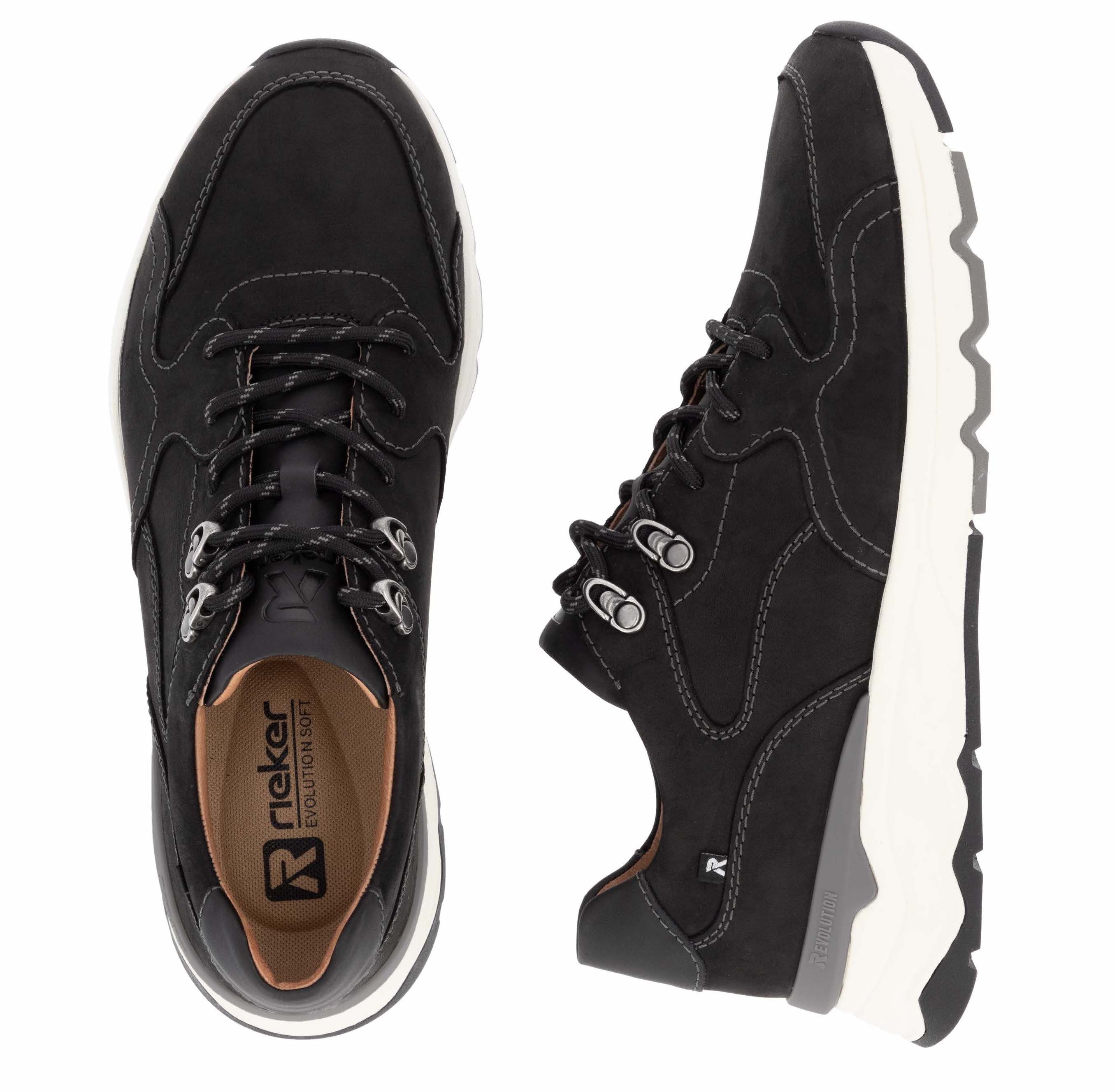 Rieker EVOLUTION Sneakers , vrijetijdsschoen, outdoorschoen, veterschoen met zachte inlegzool