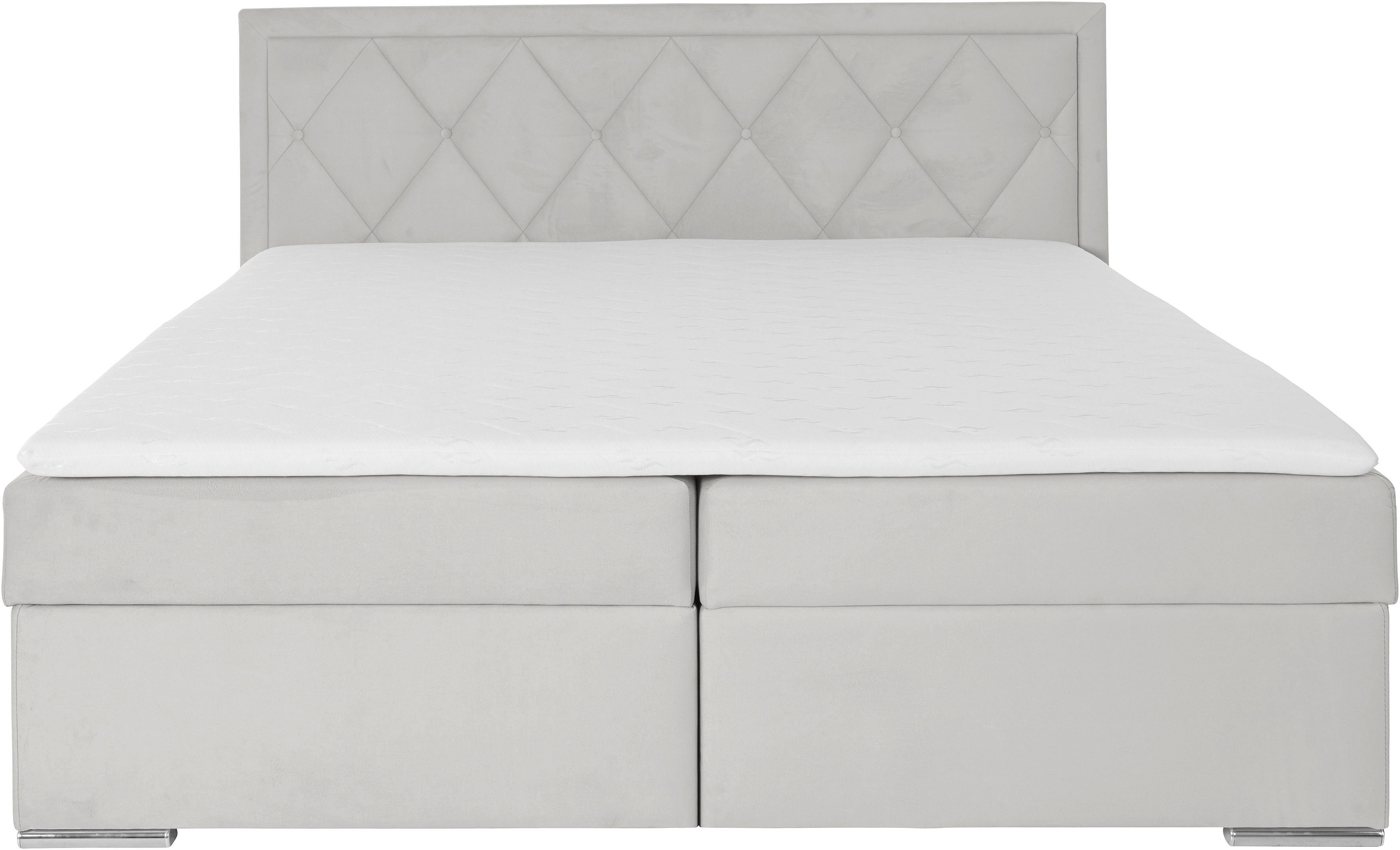 Leonique Boxspring Alfie, bestseller, optioneel met bedlade met capitonnage in het hoofdbord, h2, h3 en h4 ter keuze