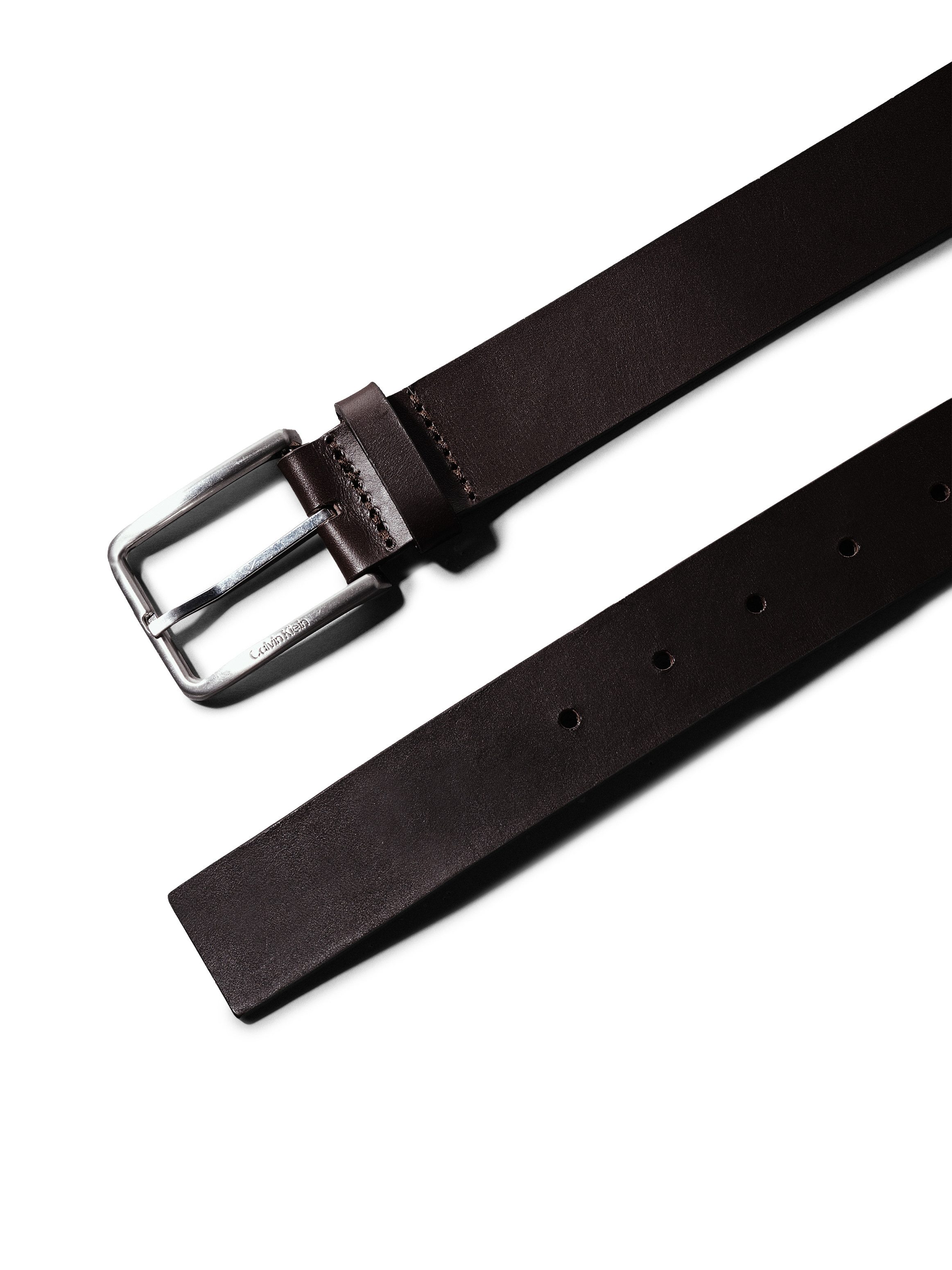 Calvin Klein Leren riem WARMTH 35MM met gestempeld logo
