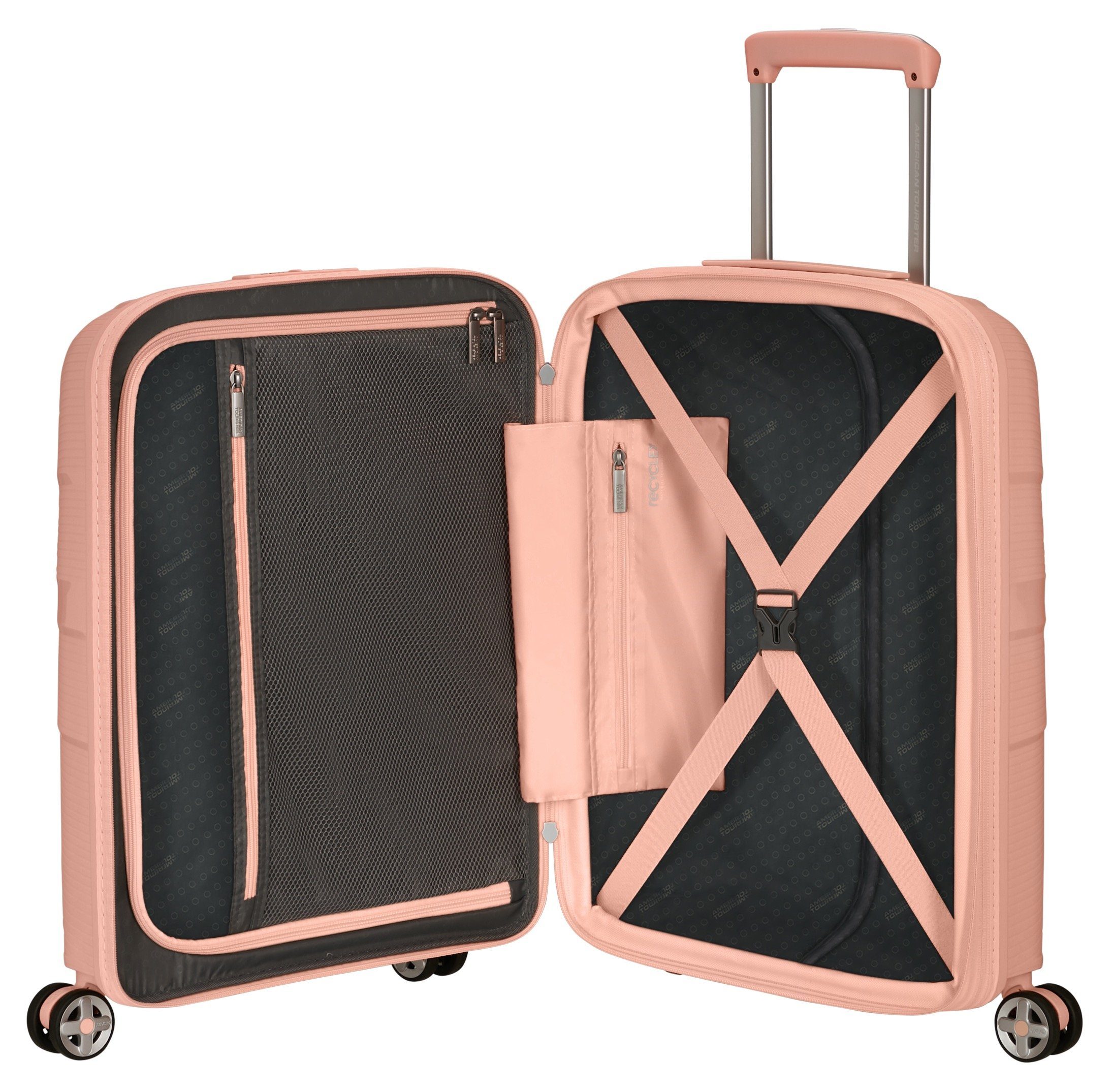 American Tourister Hardshell-trolley STARVIBE 55 Handbagage-koffer reiskoffer met TSA-cijferslot