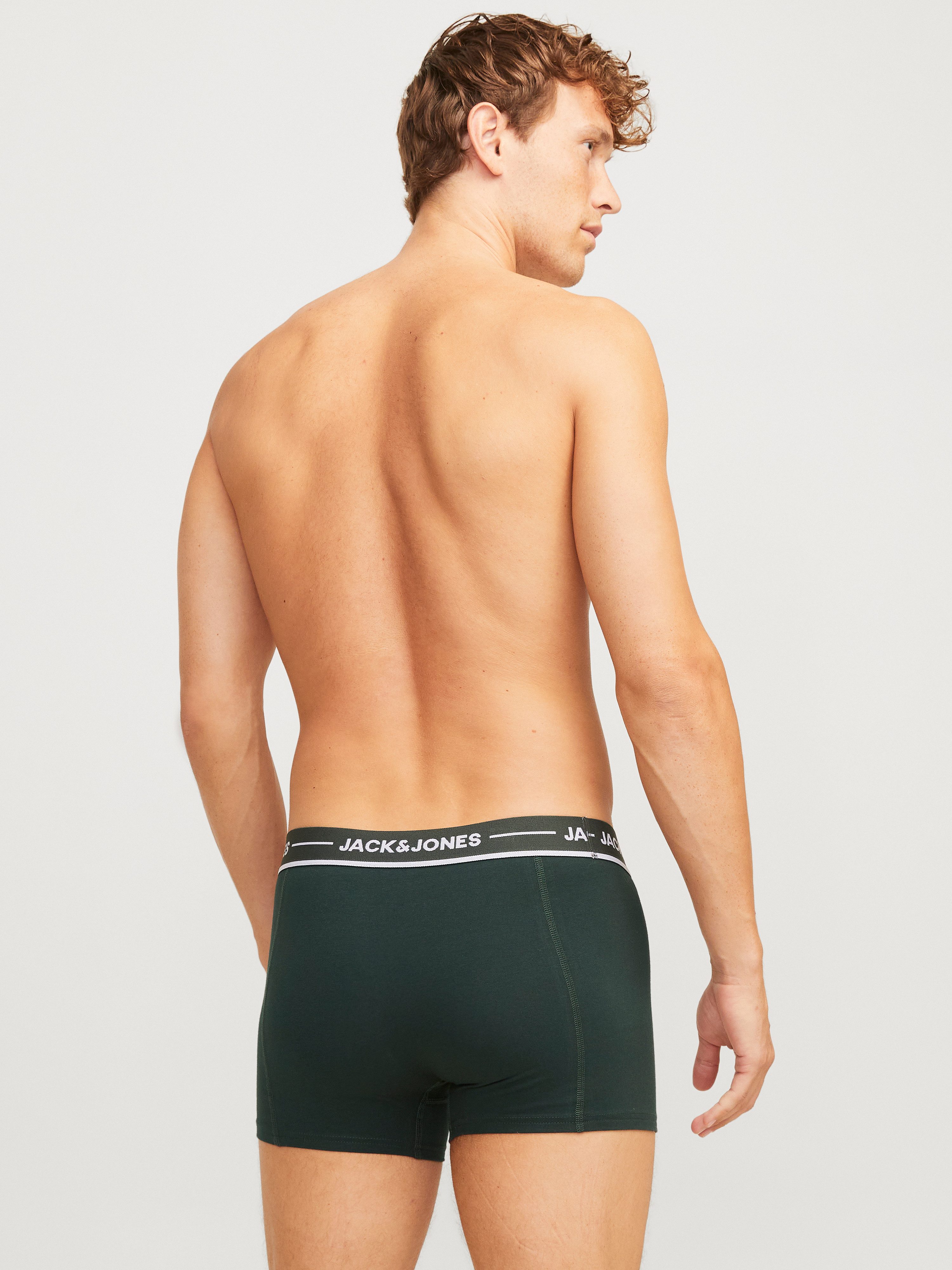 Jack & Jones Trunk JACCLAUS SOLID TRUNKS 3 PACK SN (set 3 stuks)