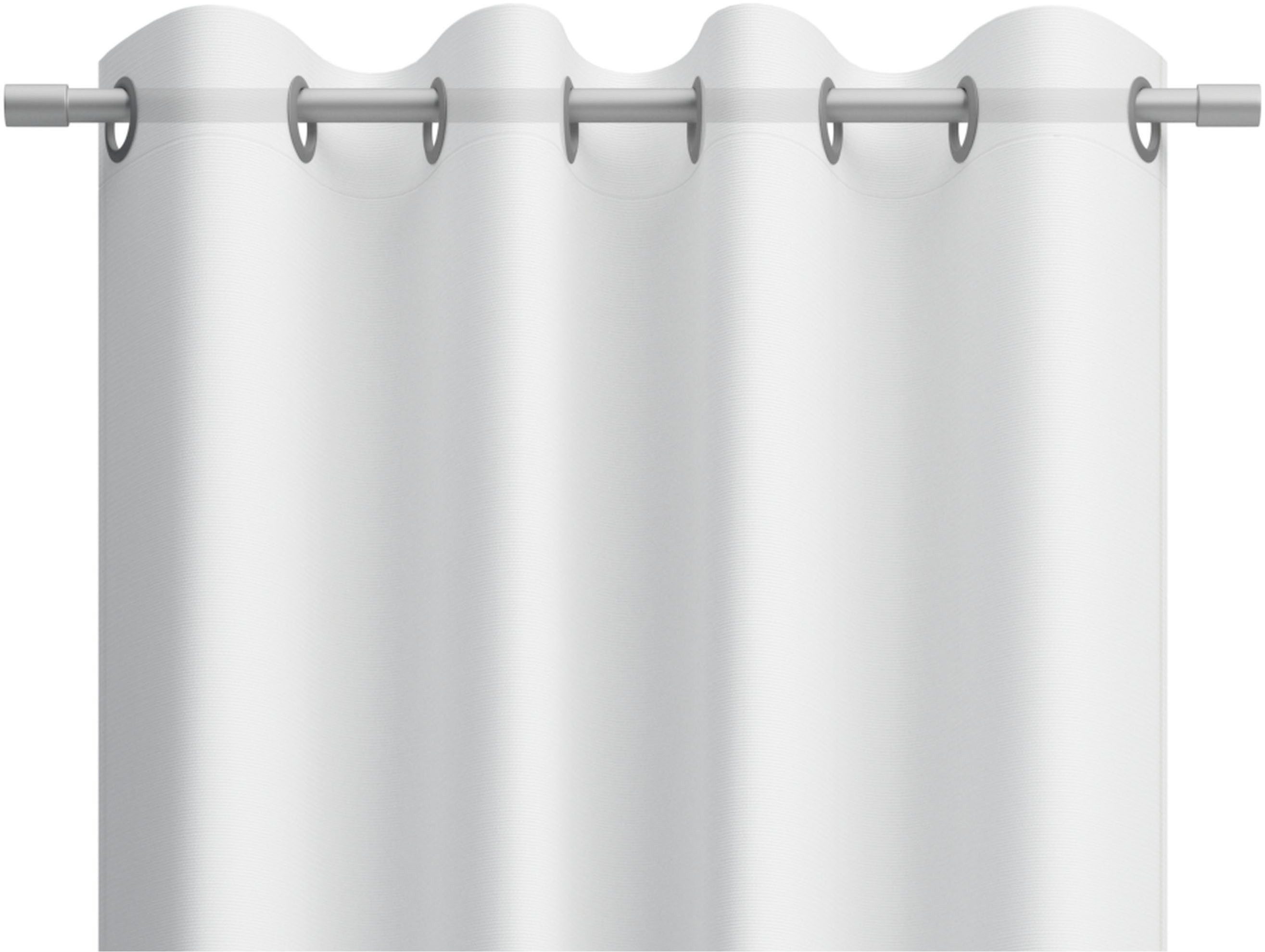 Neutex for you! Gordijn Kiss HxB: 245x142, oogjesgordijn met metalen oogjes (1 stuk)