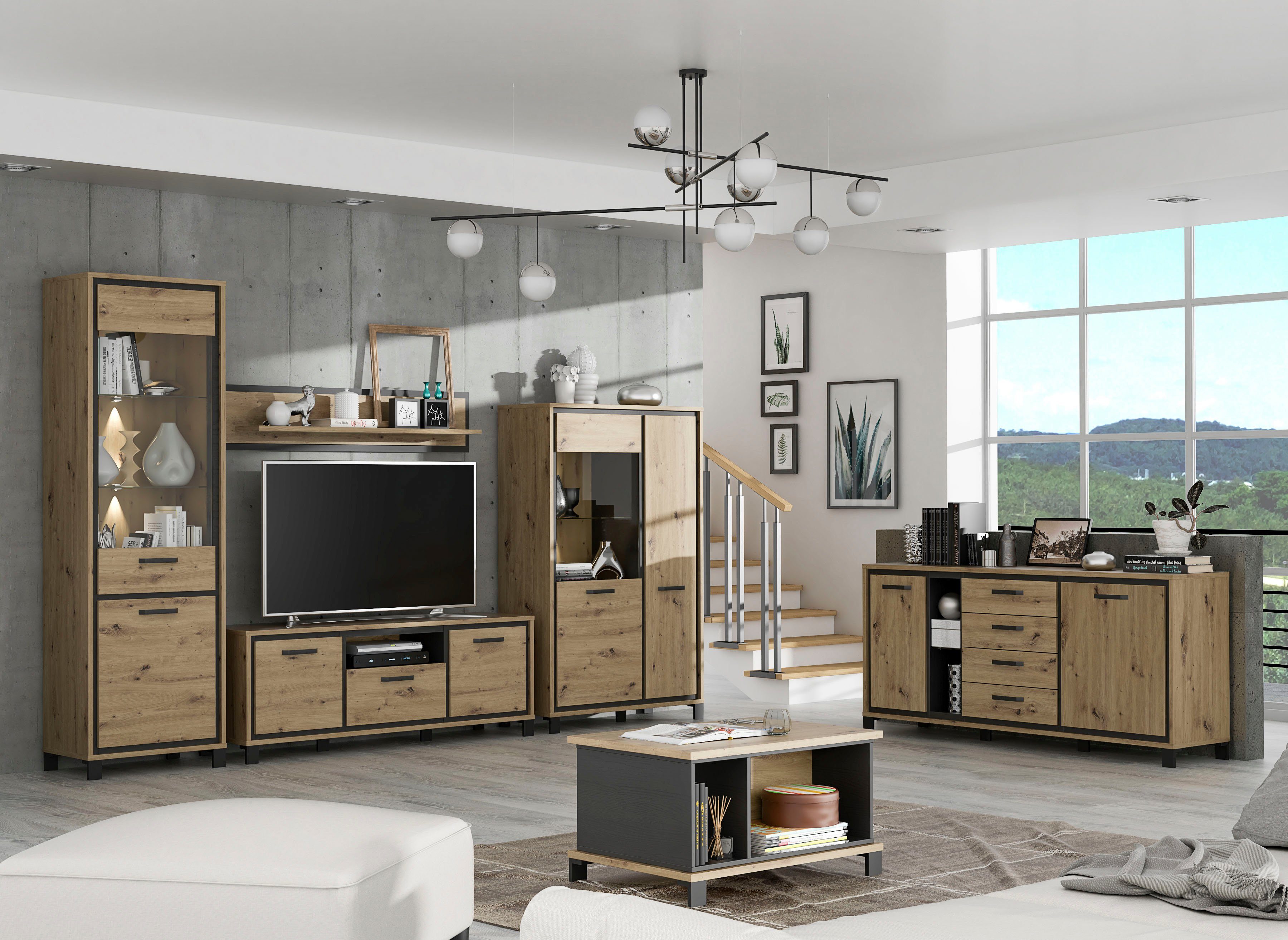 FORTE Dressoir Trondheim Breedte 177 cm