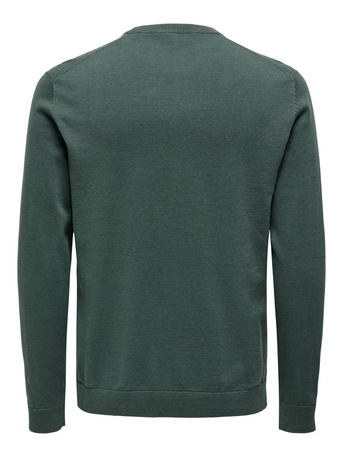 ONLY & SONS Trui met ronde hals ONSALEX 12 SOLID CREW NECK KNIT