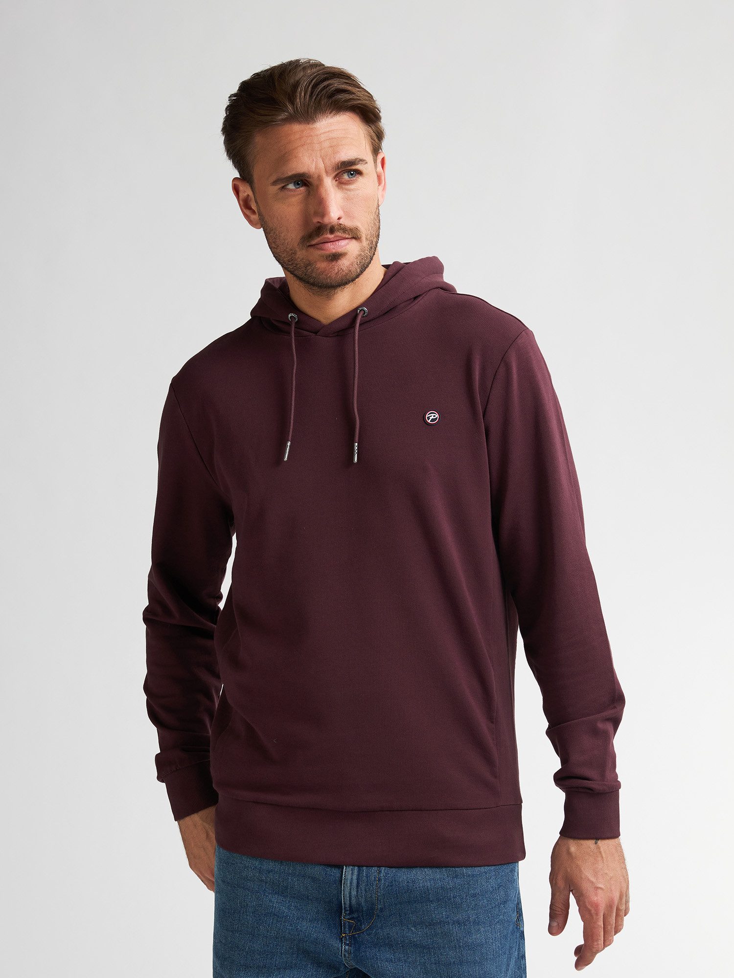 Petrol Industries Hoodie met geborduurd logo