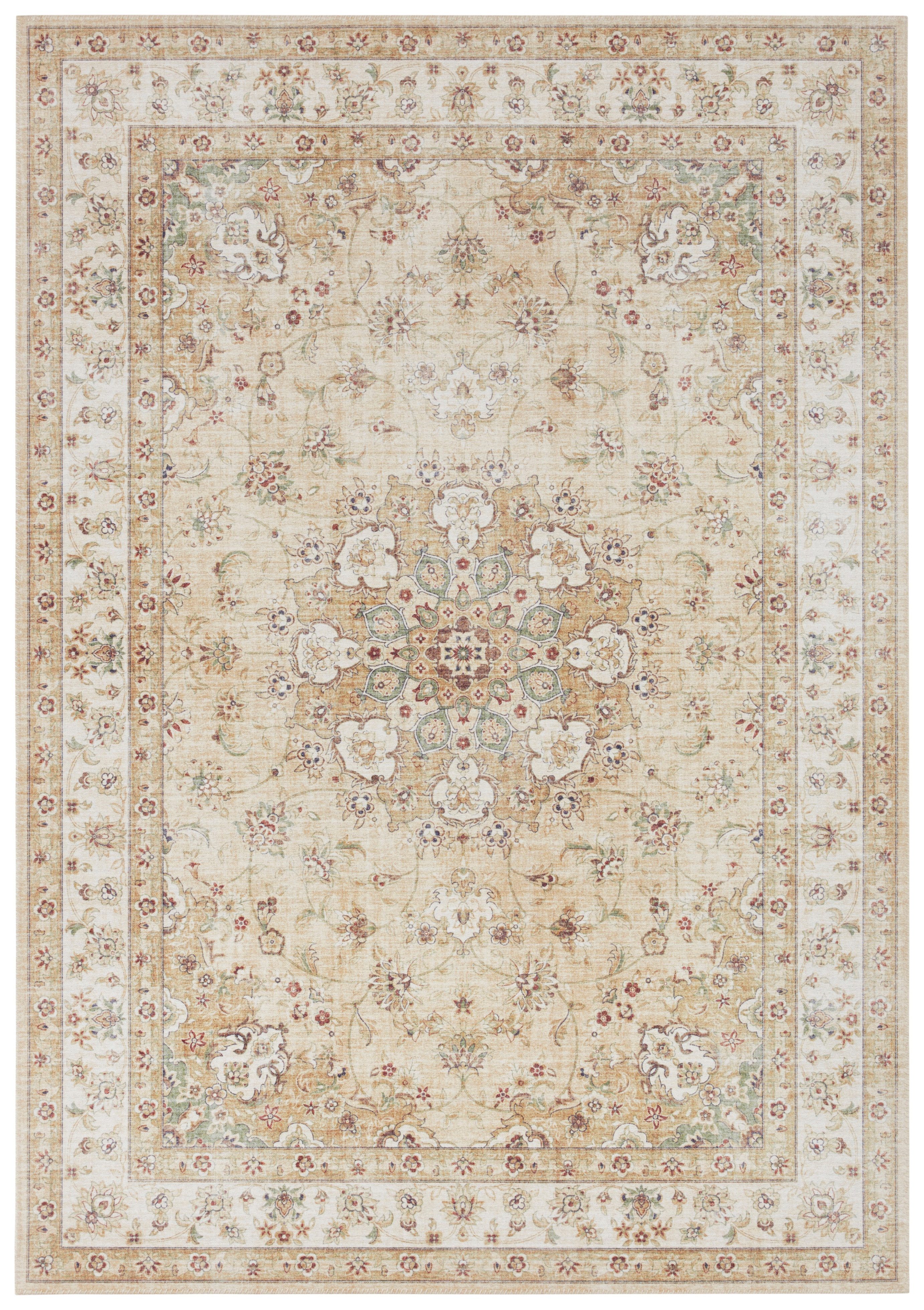 ELLE DECORATION Vloerkleed Nain Oosters, loper, kortpolig, woonkamer, slaapkamer, vintage-look