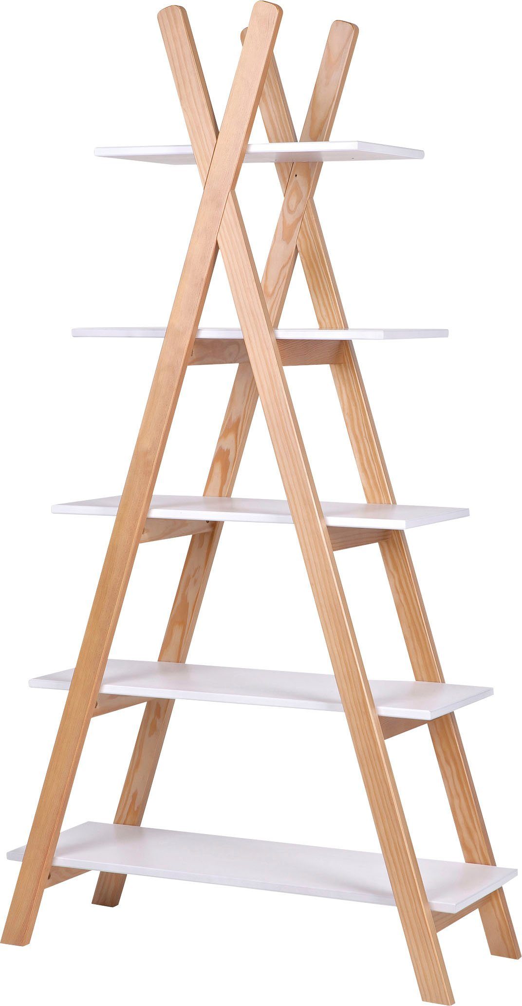 Lüttenhütt Rek Dolidoo in scandinavische look, ladderrek voor kinder- of tienerkamer
