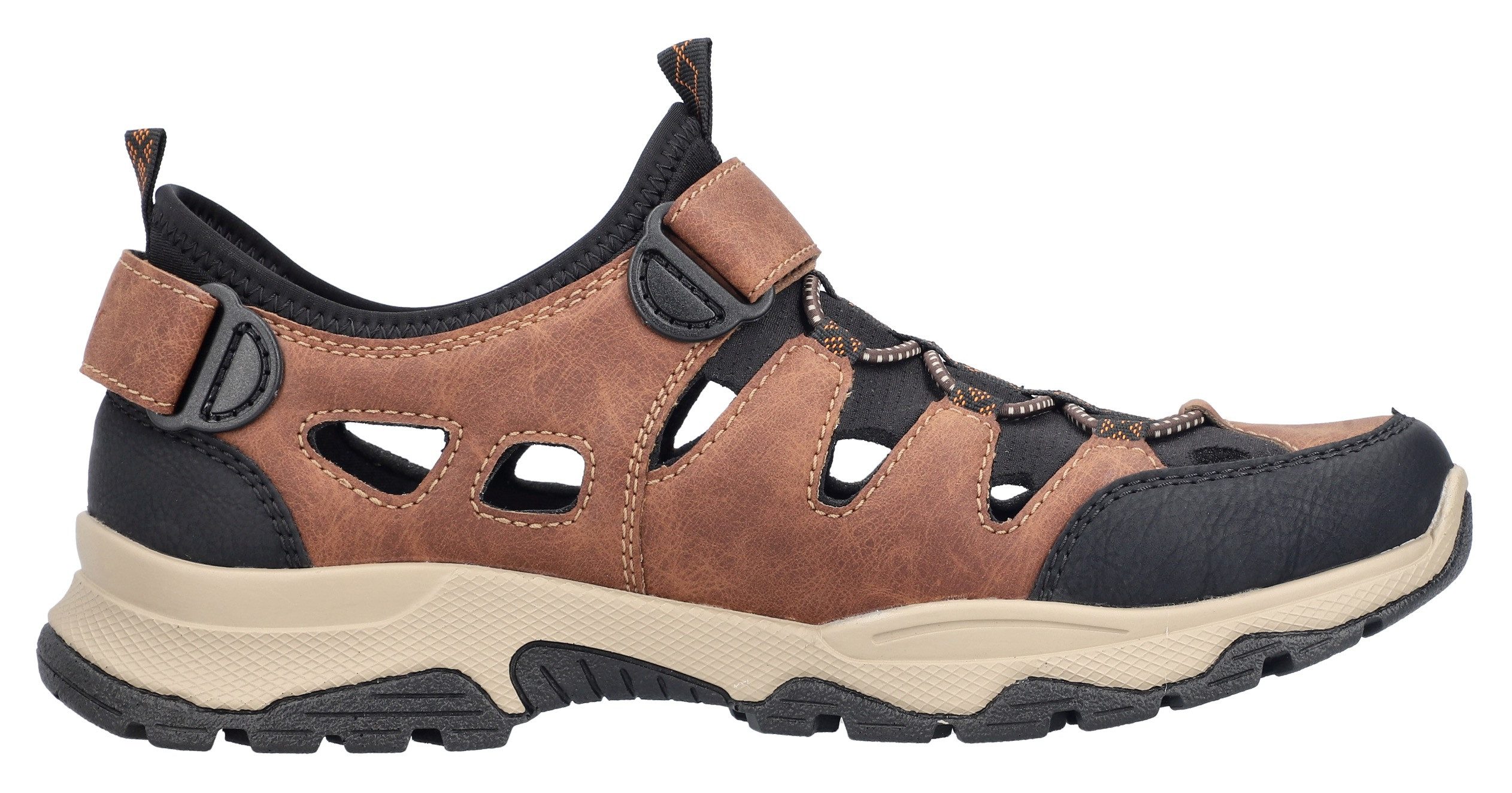 Rieker Slip-on sneakers , instapschoen, trekking schoen, outdoorschoen met luchtige perforaties