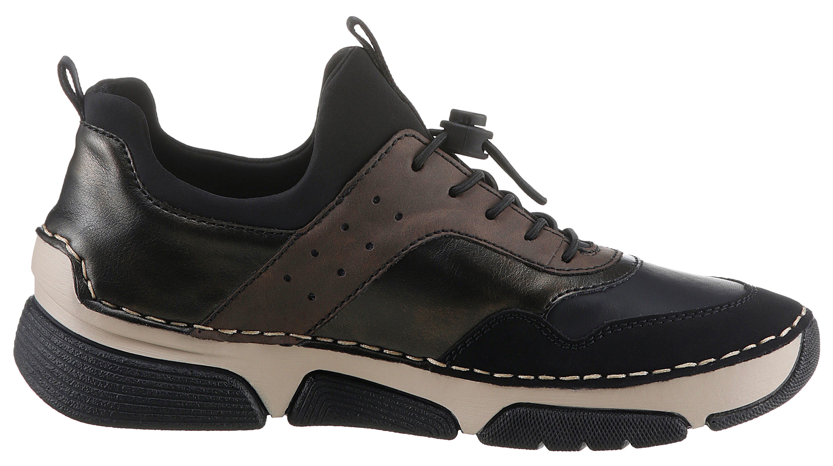 Rieker Slip-on sneakers , instapschoen, vrijetijdsschoen, lage schoen met snelle sluiting
