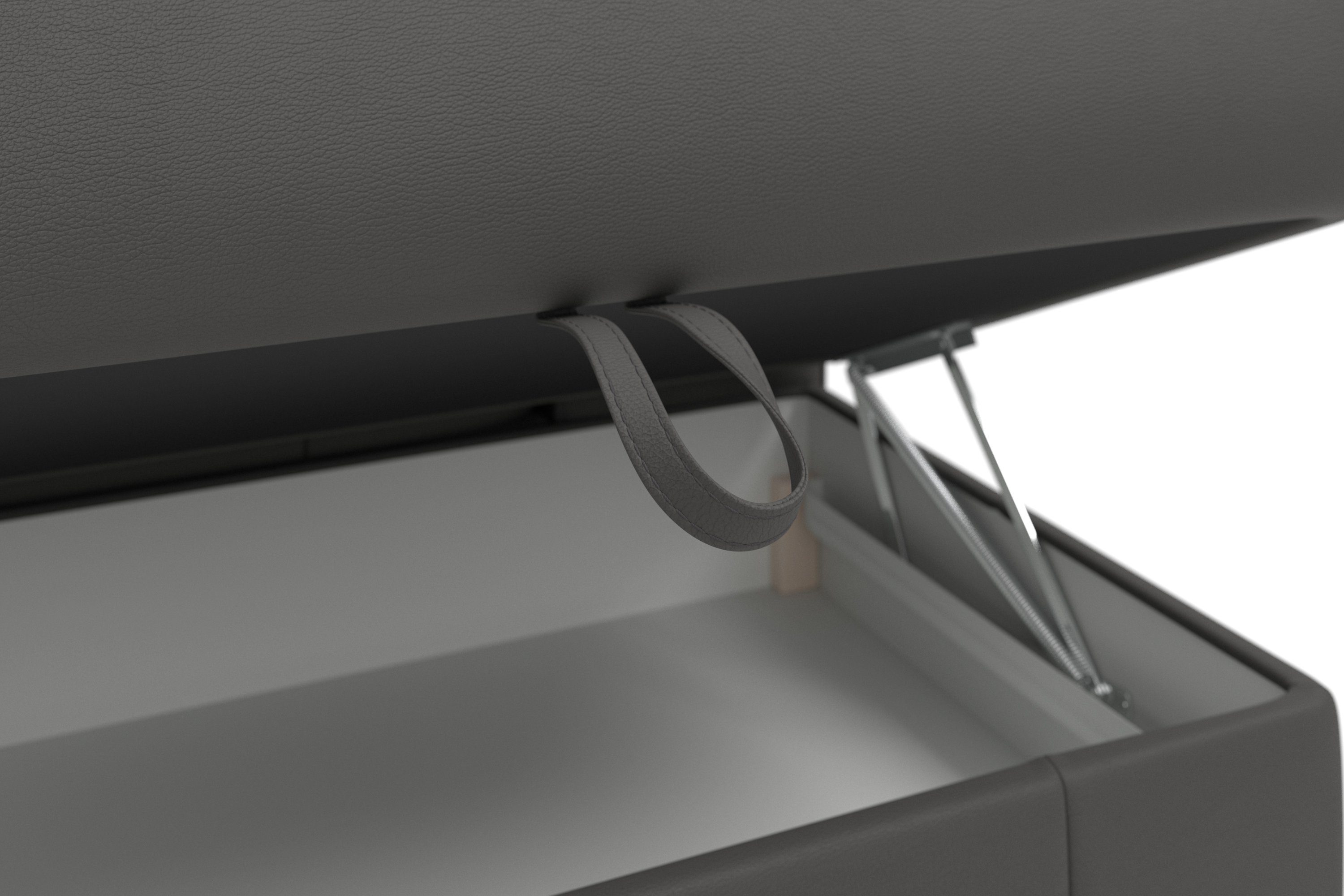 Home affaire Hoekbank Palmera L-vorm, B: 236 cm optioneel bedfunctie & bedlade, veerkern