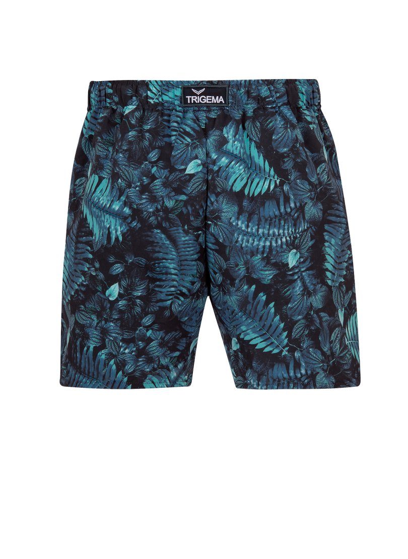 Trigema Short TRIGEMA bad-/vrijetijdsshorts met printmotief (1-delig)